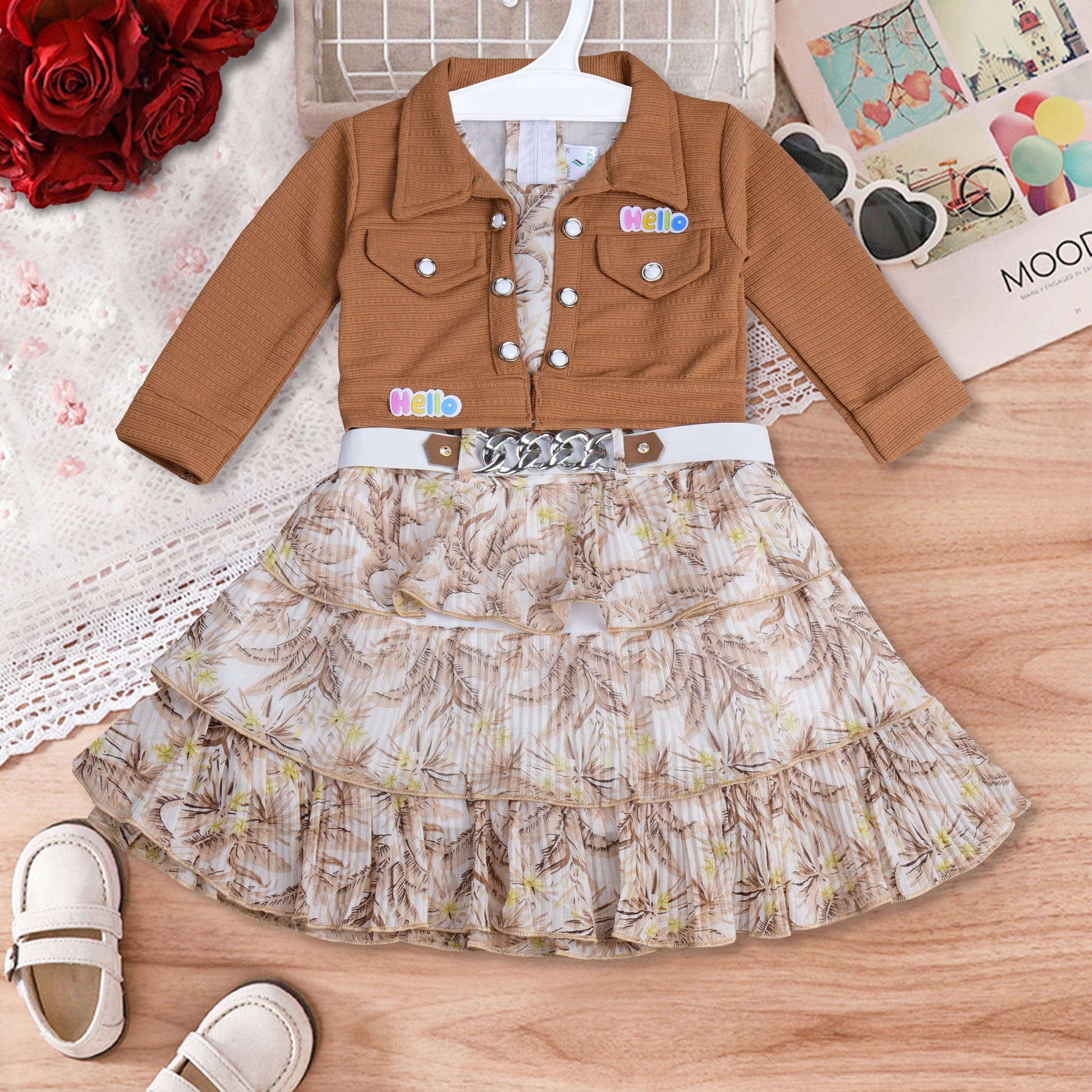 Trendy Girls' Frock