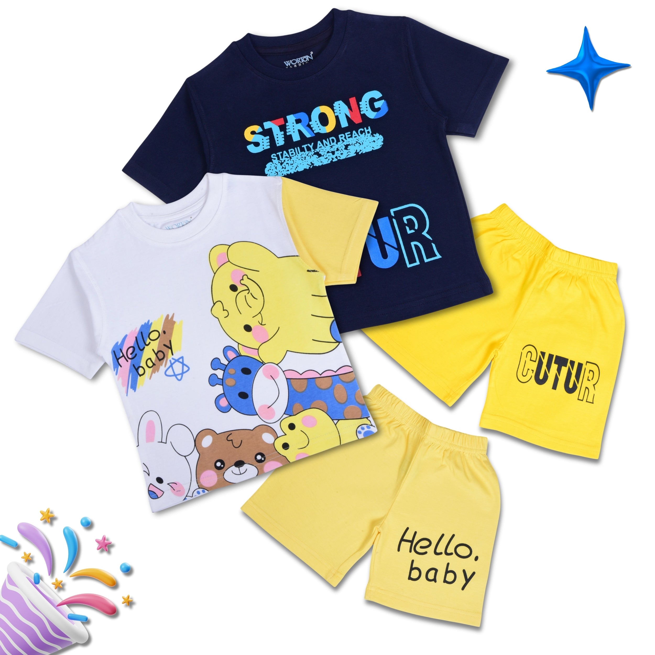 Boys Summer Clothing Set Combo
