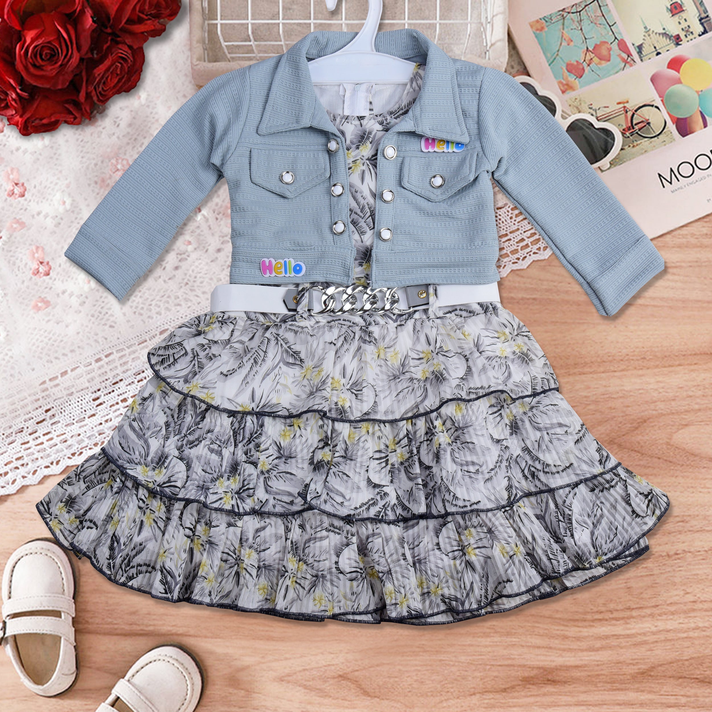 Trendy Girls' Frock