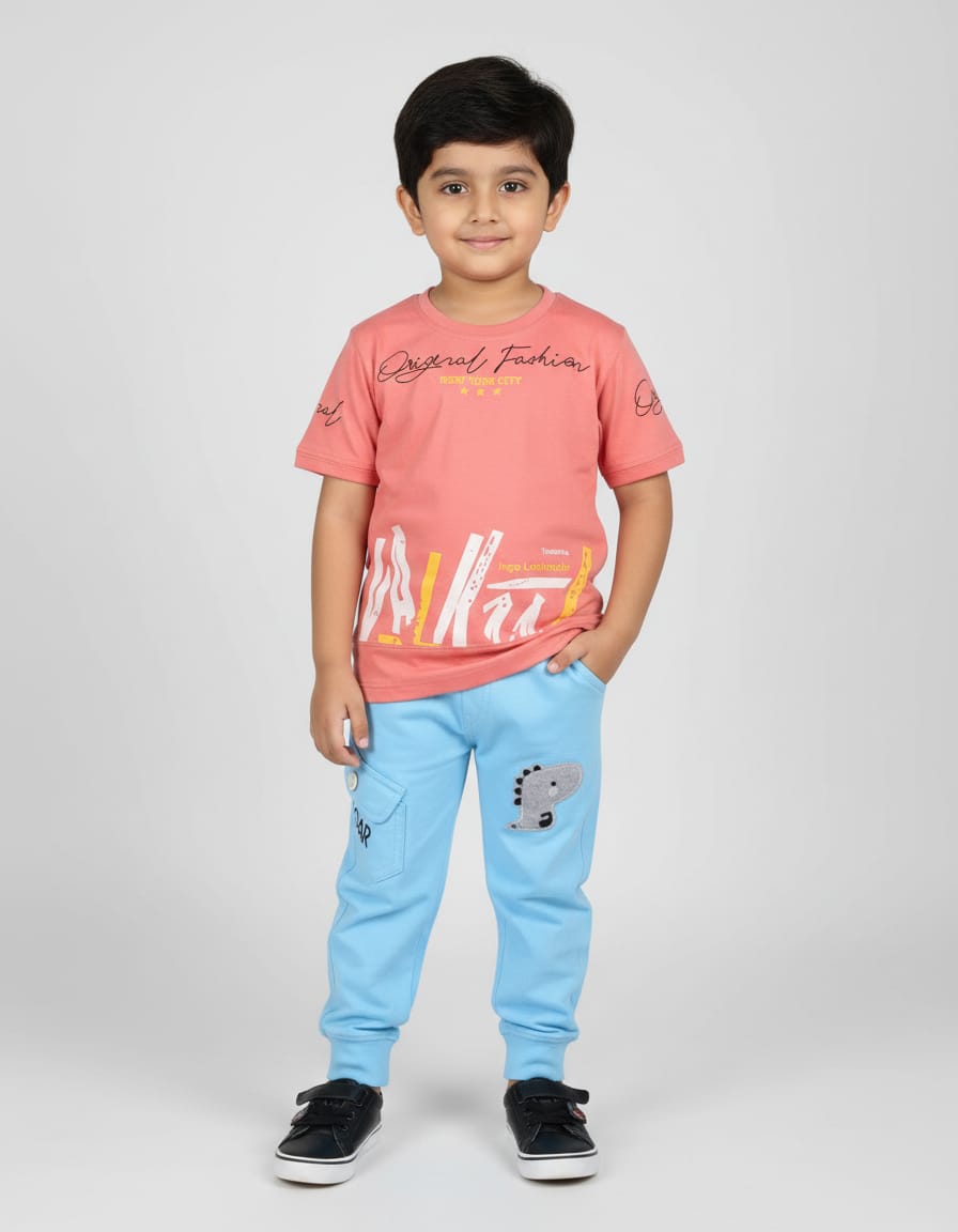 Boys T-shirts & Joggers Set