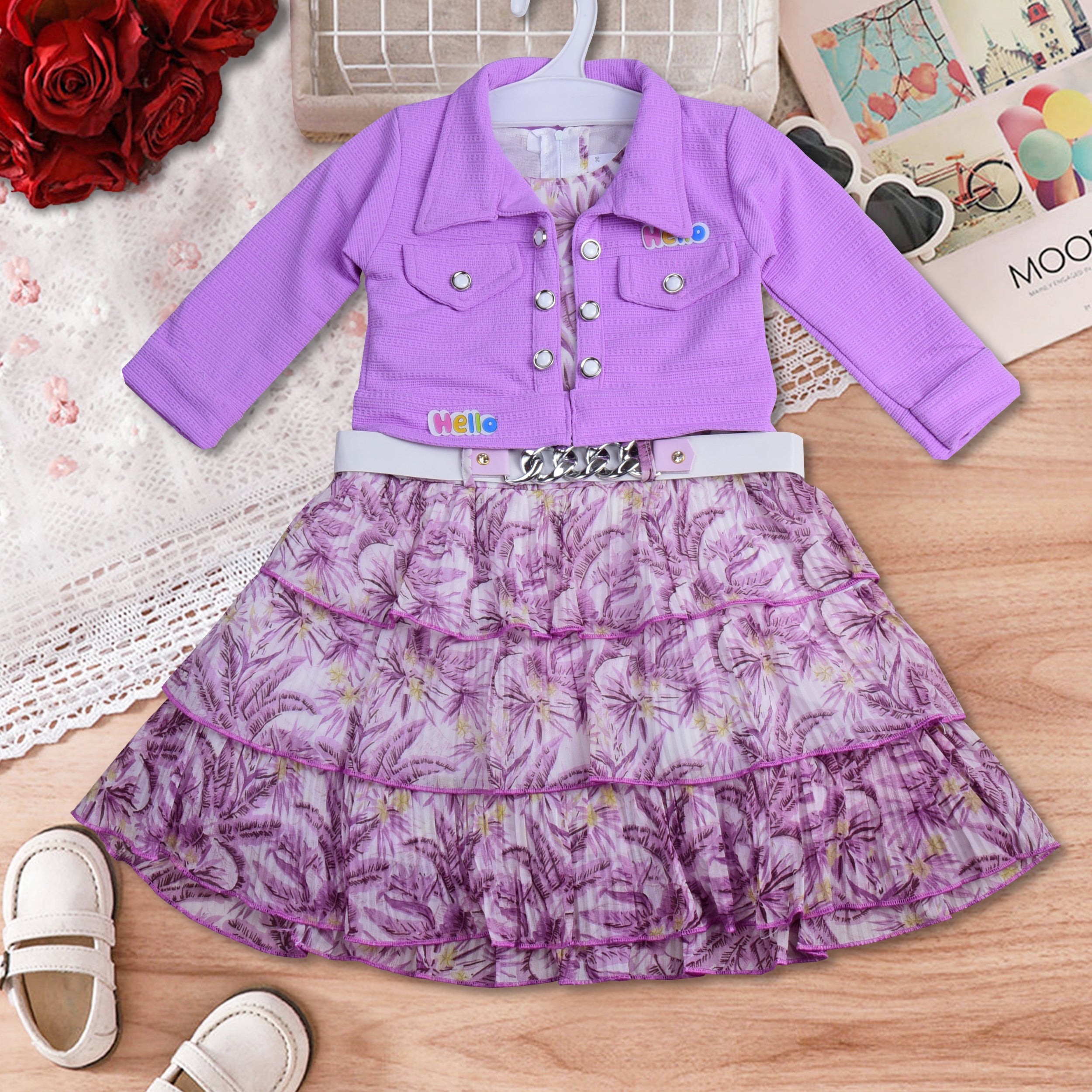Trendy Girls' Frock