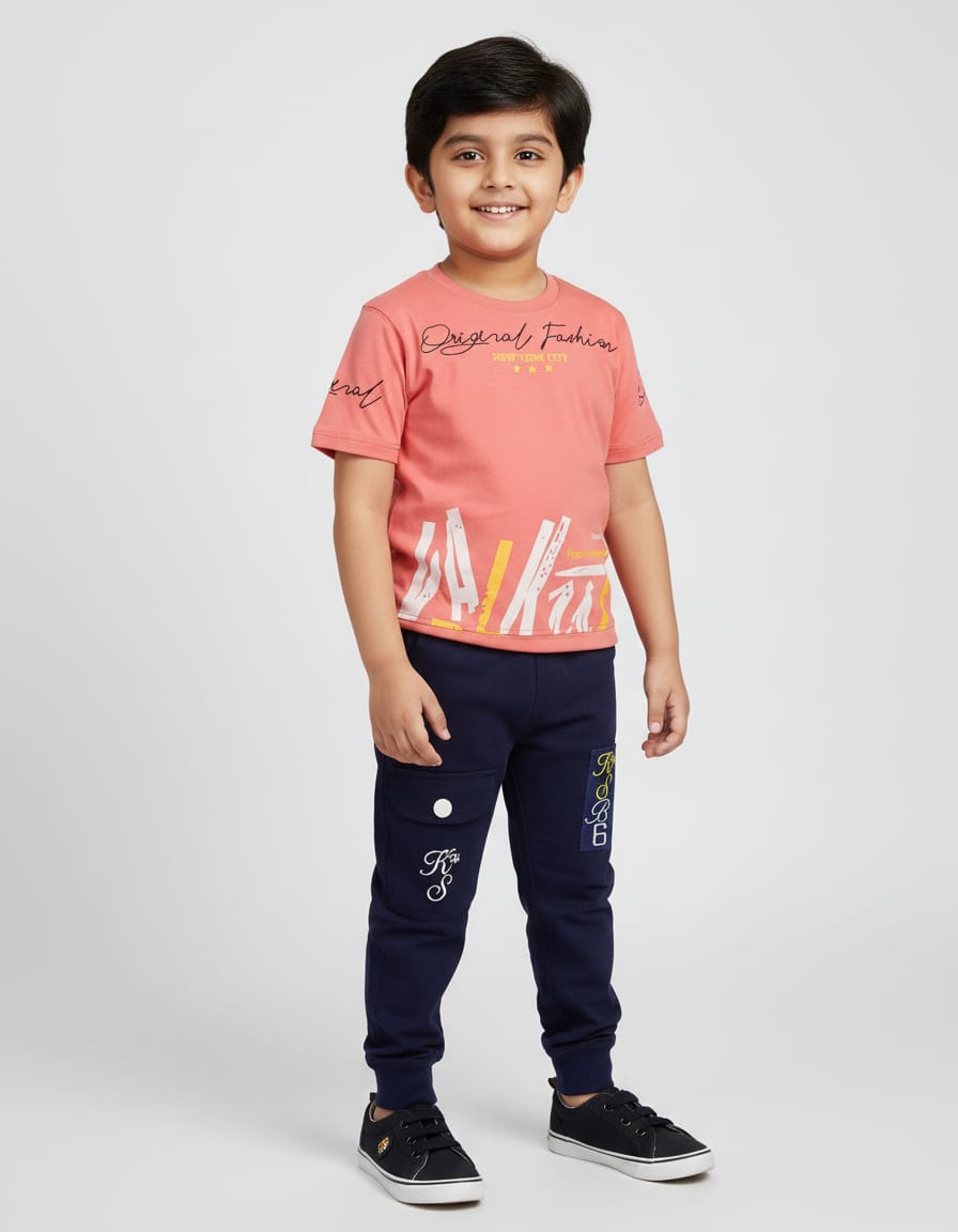 Boys T-shirts & Joggers Set