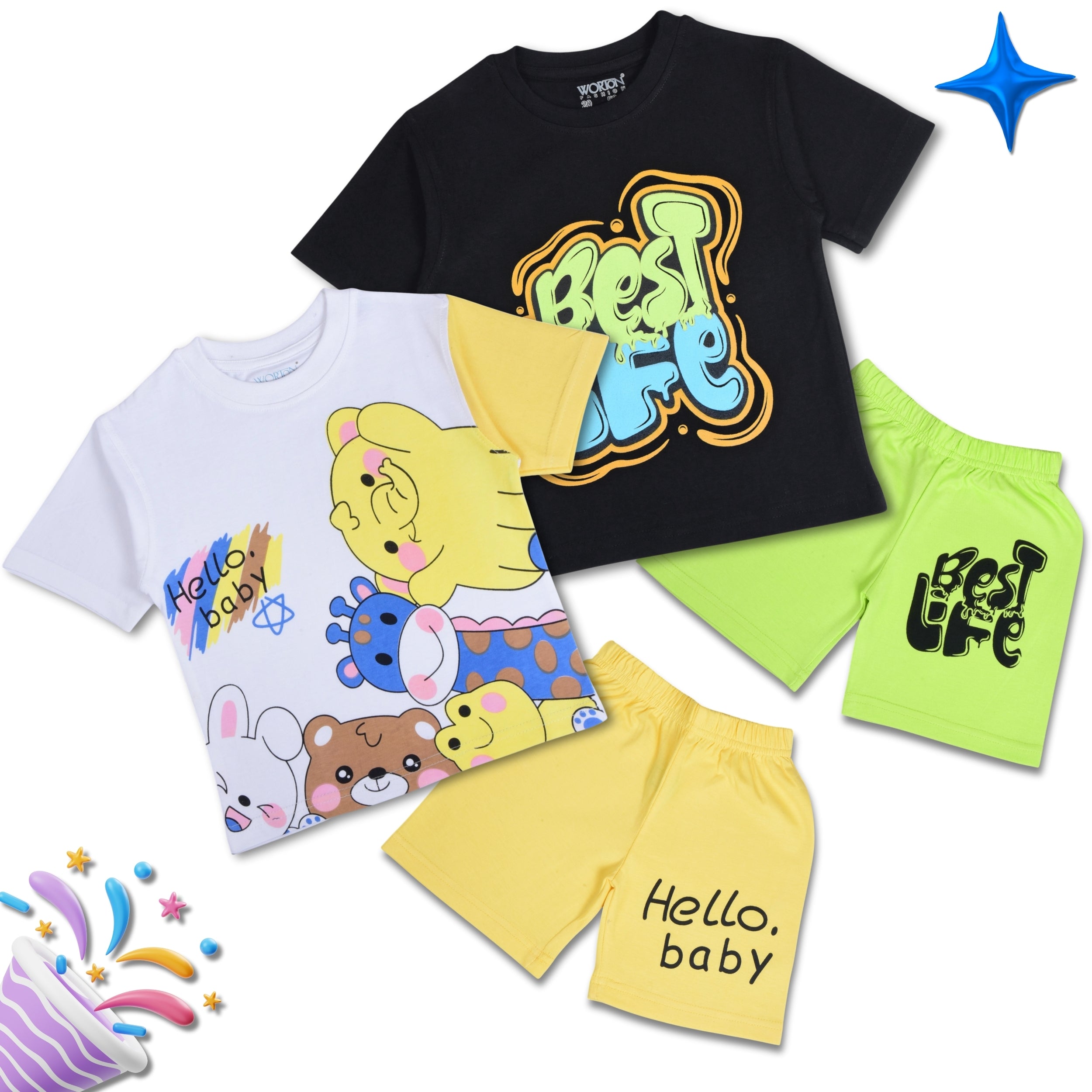 Boys Summer Clothing Set Combo