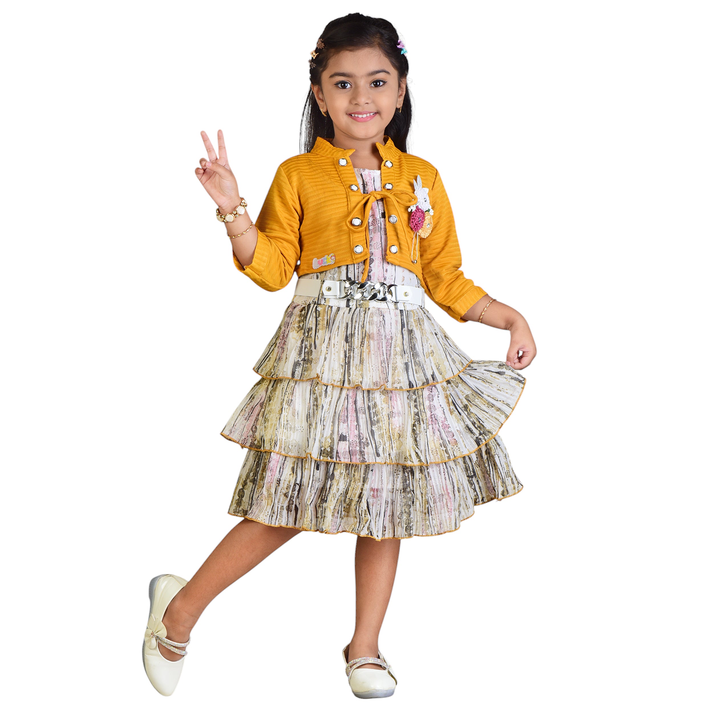 Trendy Girls' Frock