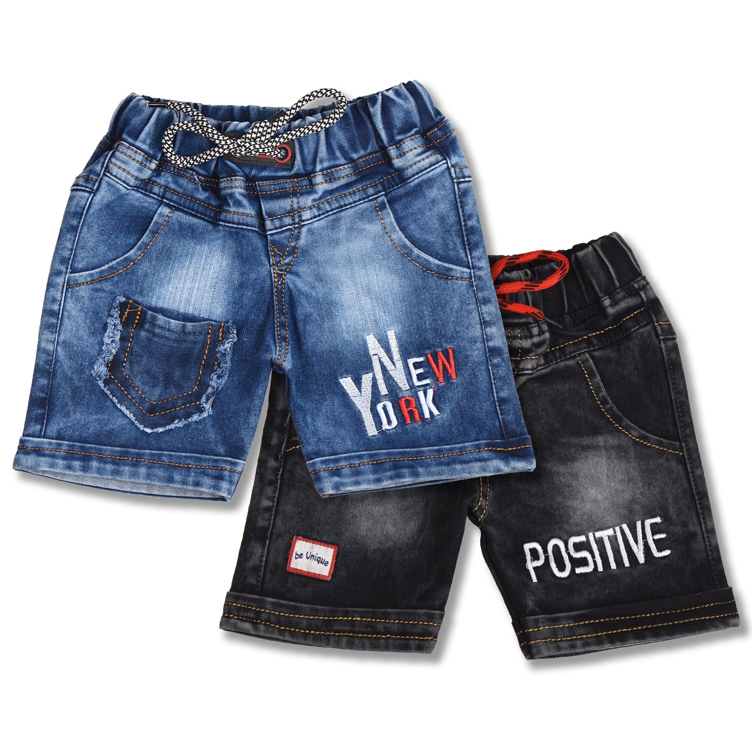 Boys Denim Shorts Combo