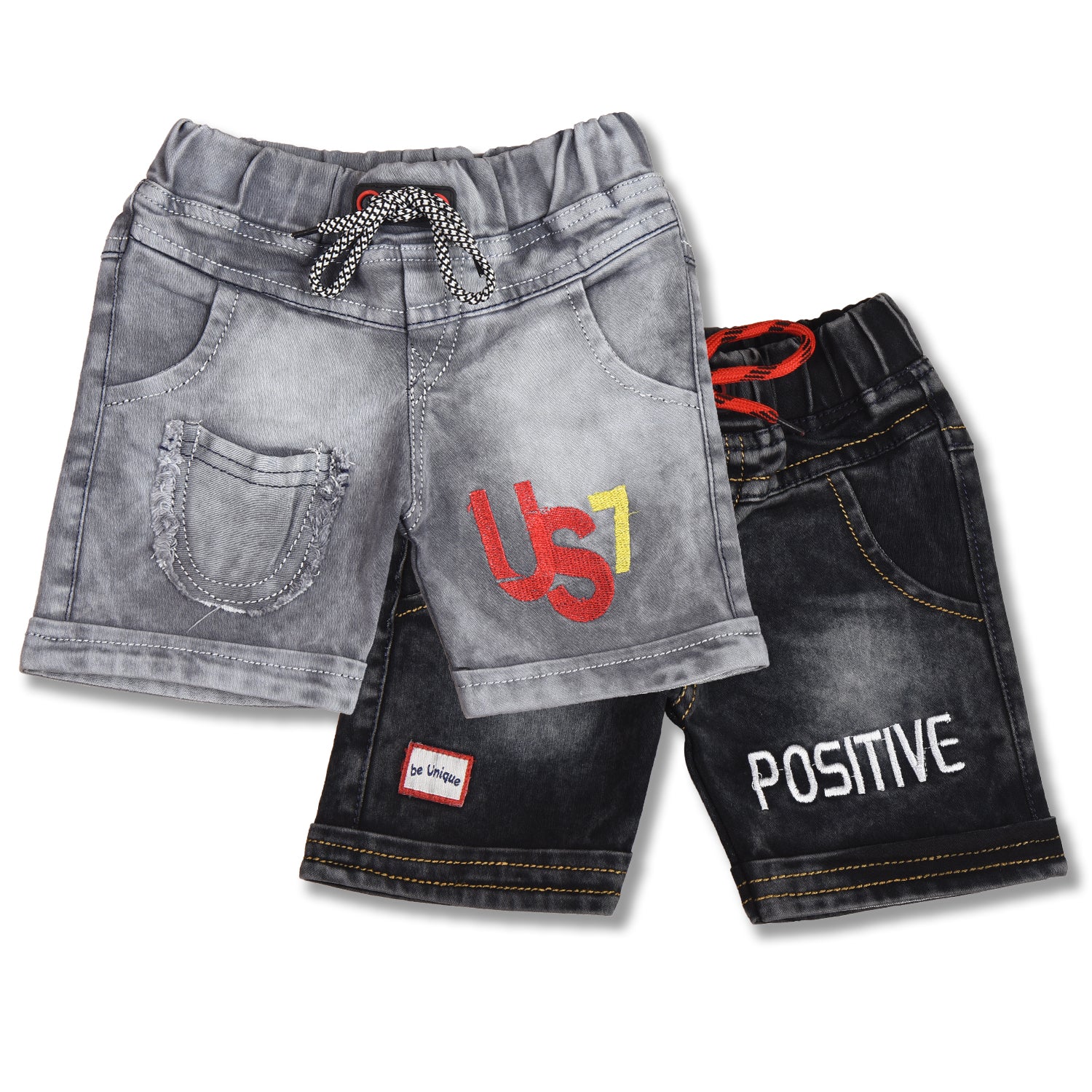 Boys Denim Shorts Combo