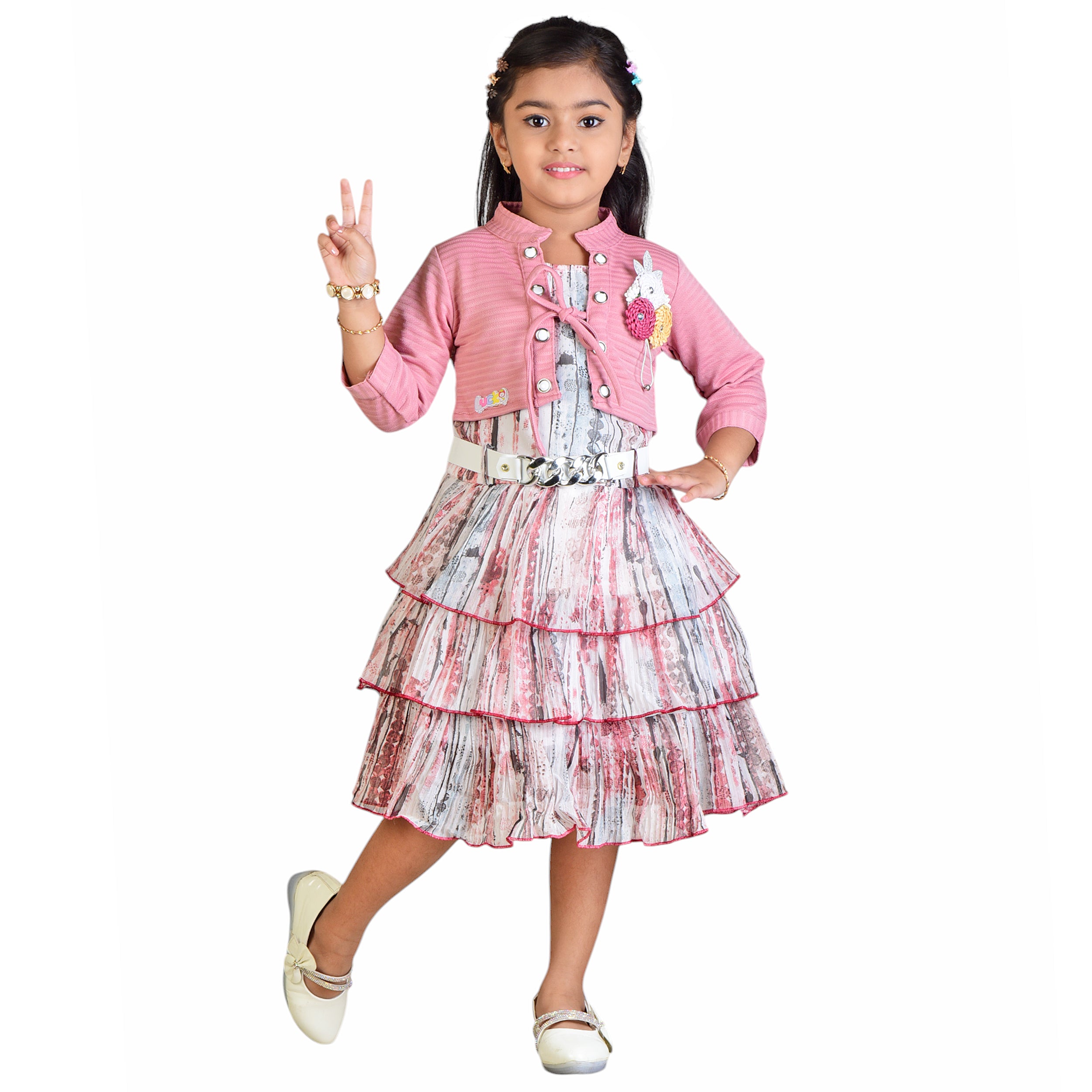 Trendy Girls' Frock