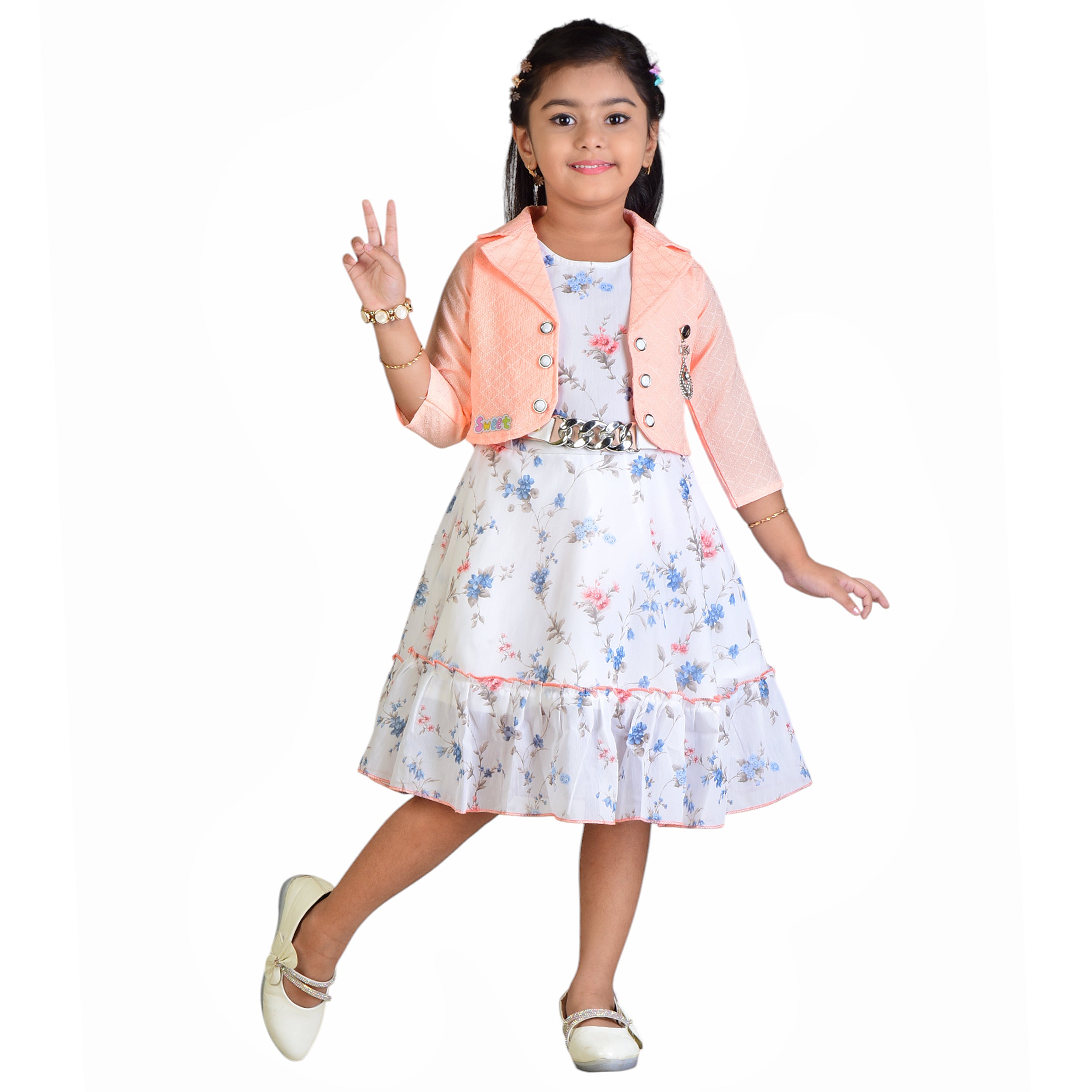 Trendy Girls' Frock