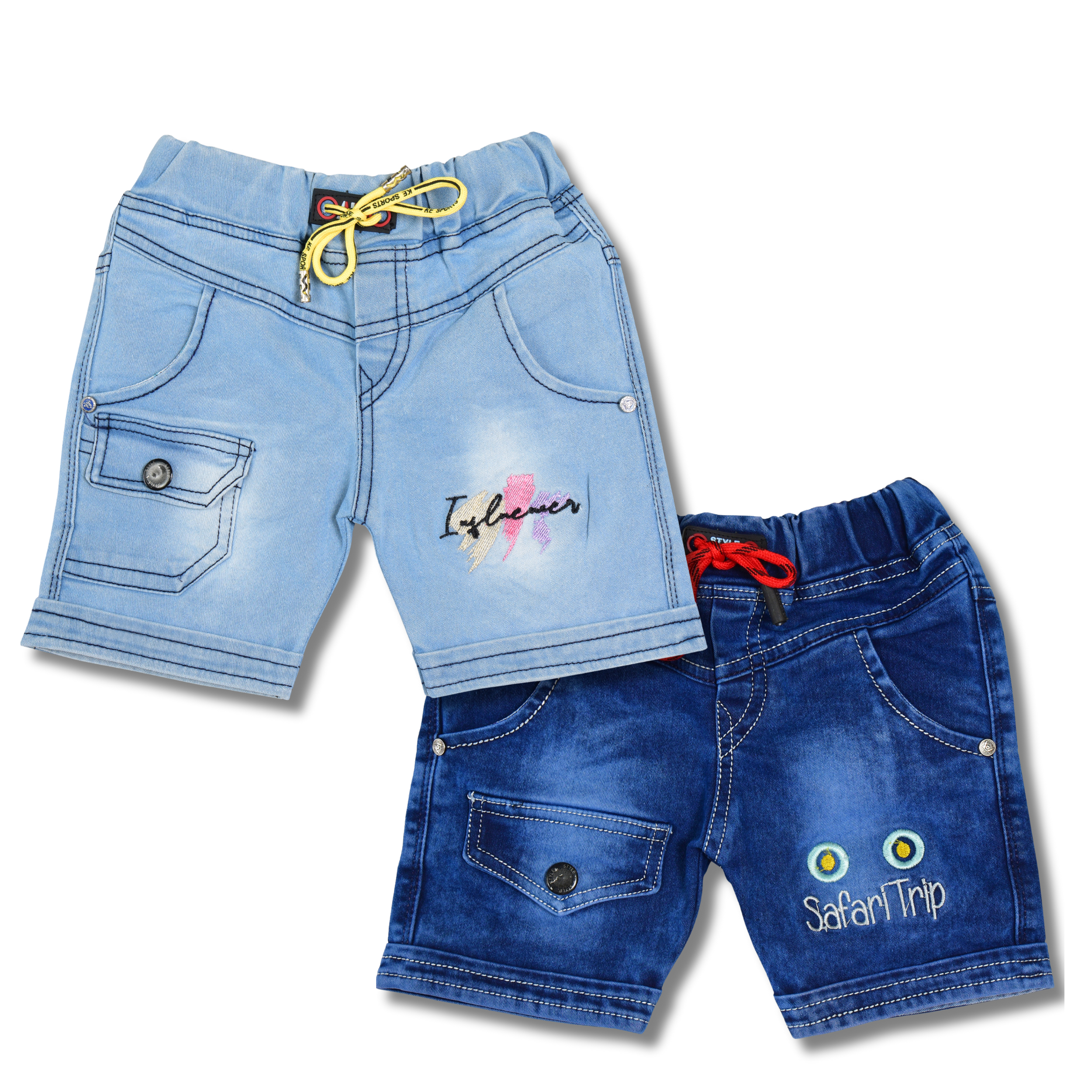 Boys Premium Denim Shorts Combo