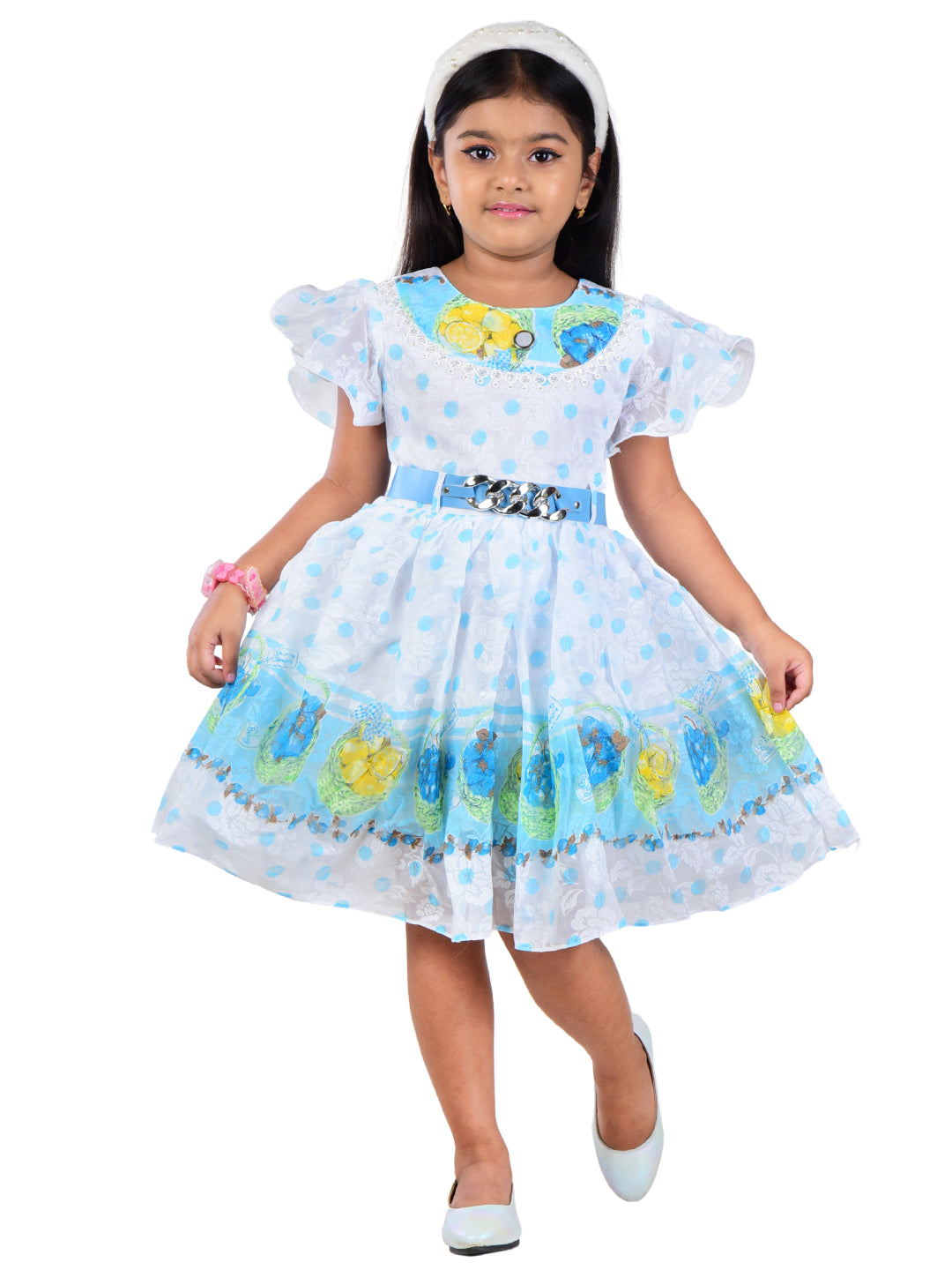 Kids Girls Polka Dot Frock
