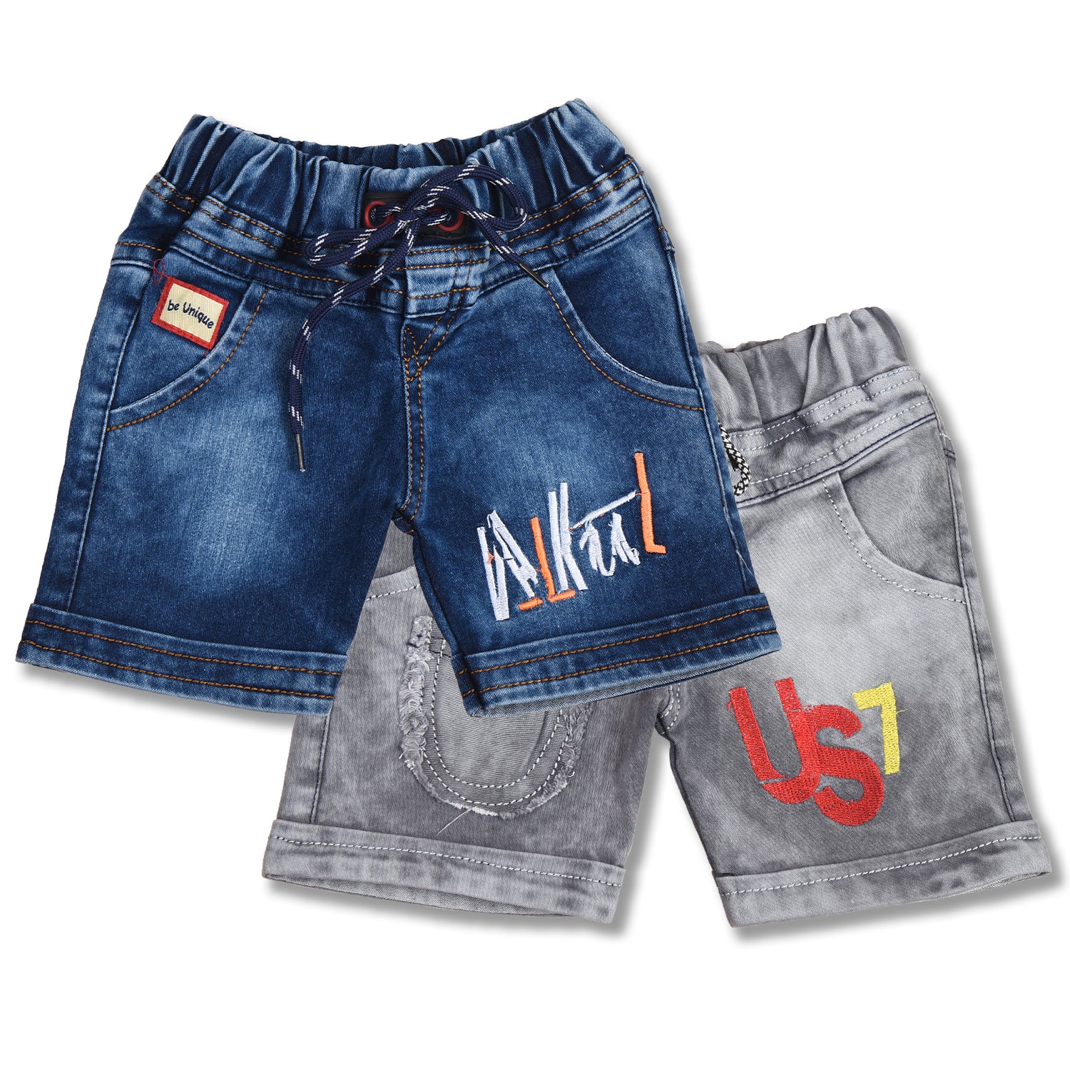 Boys Denim Shorts Combo