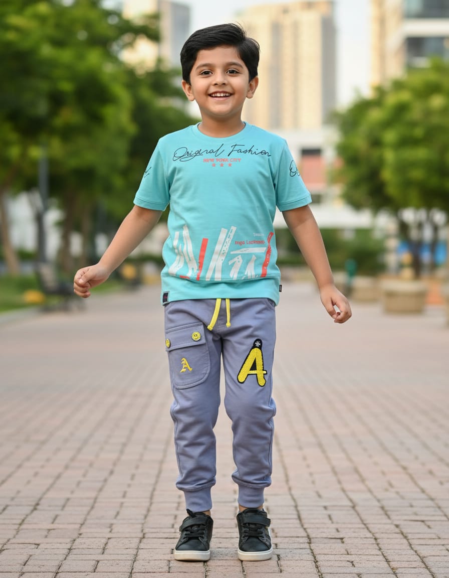 Boys T-shirts & Joggers Set