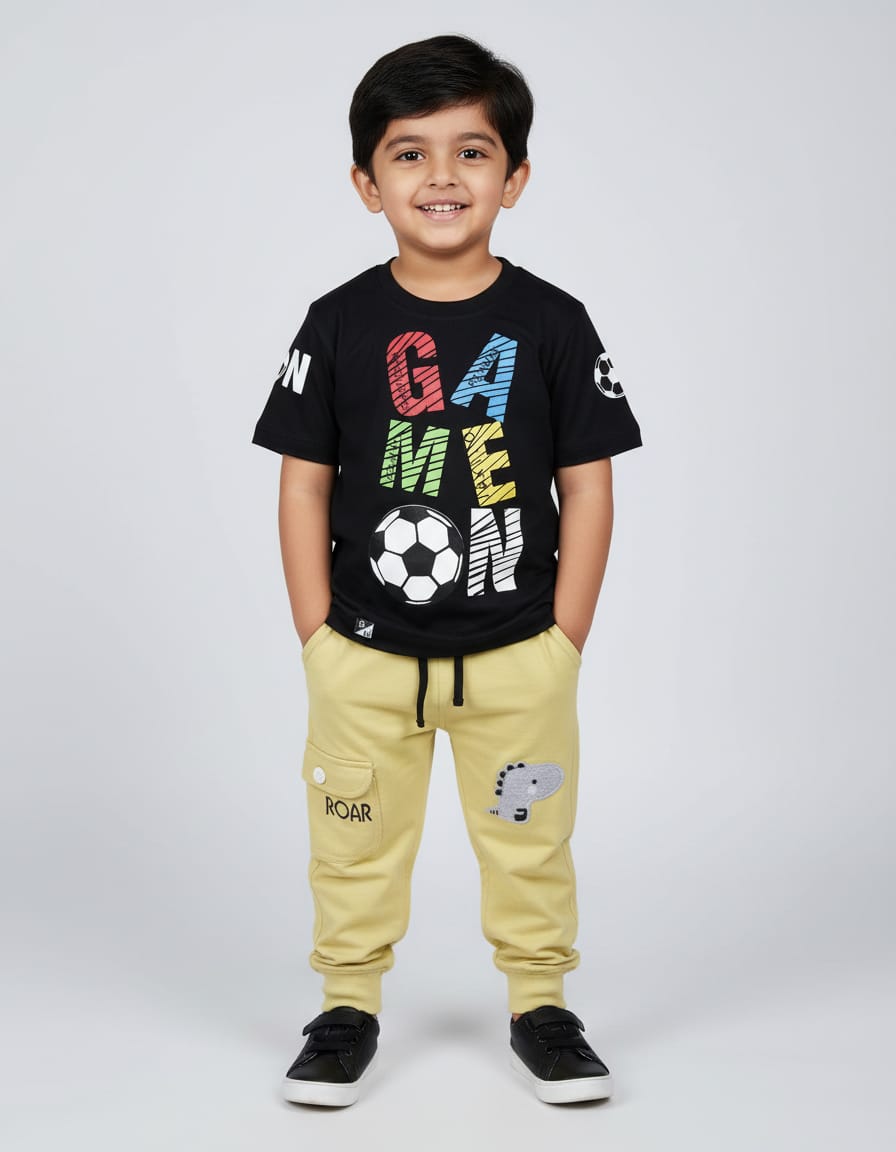 Boys T-shirts & Joggers Set