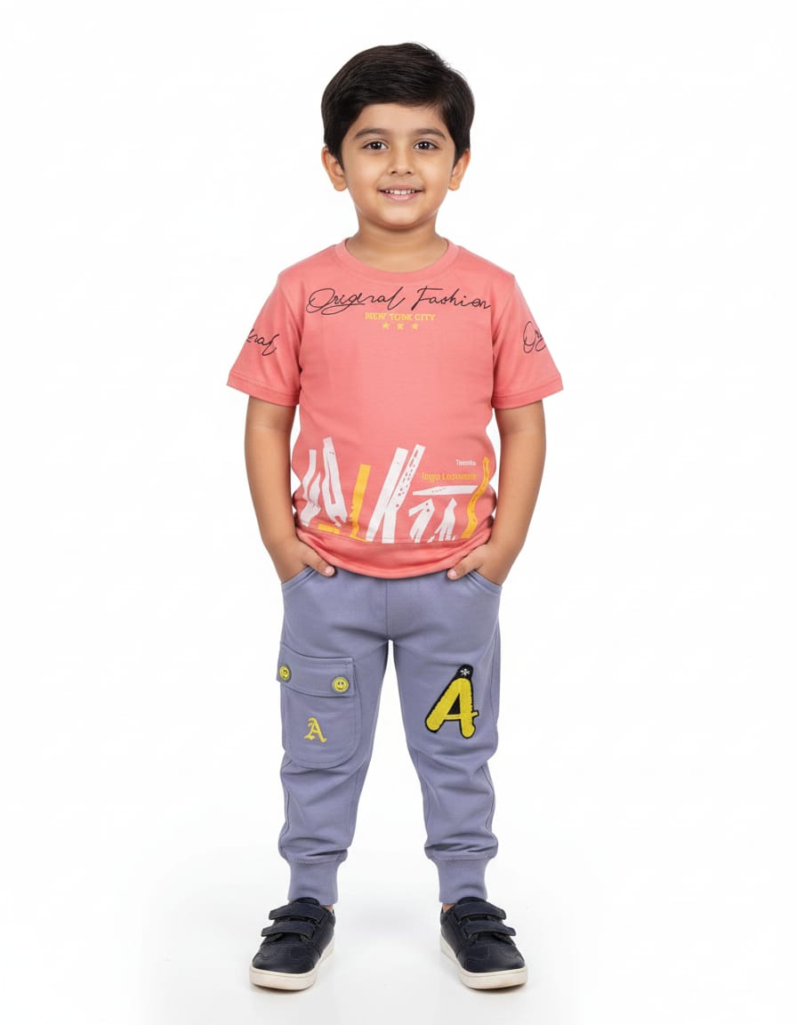 Boys T-shirts & Joggers Set