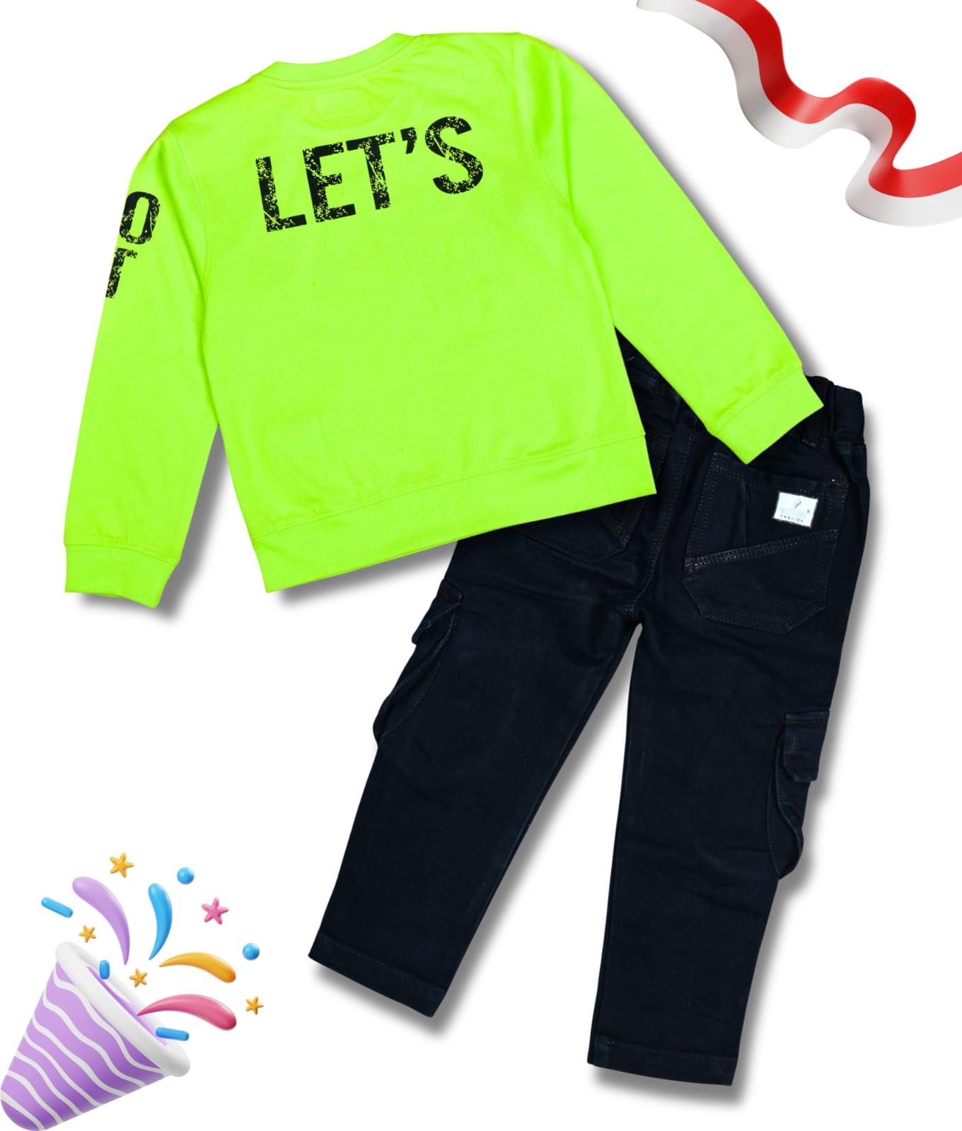 Boys Full Sleeves Tshirt  & Jeans Set