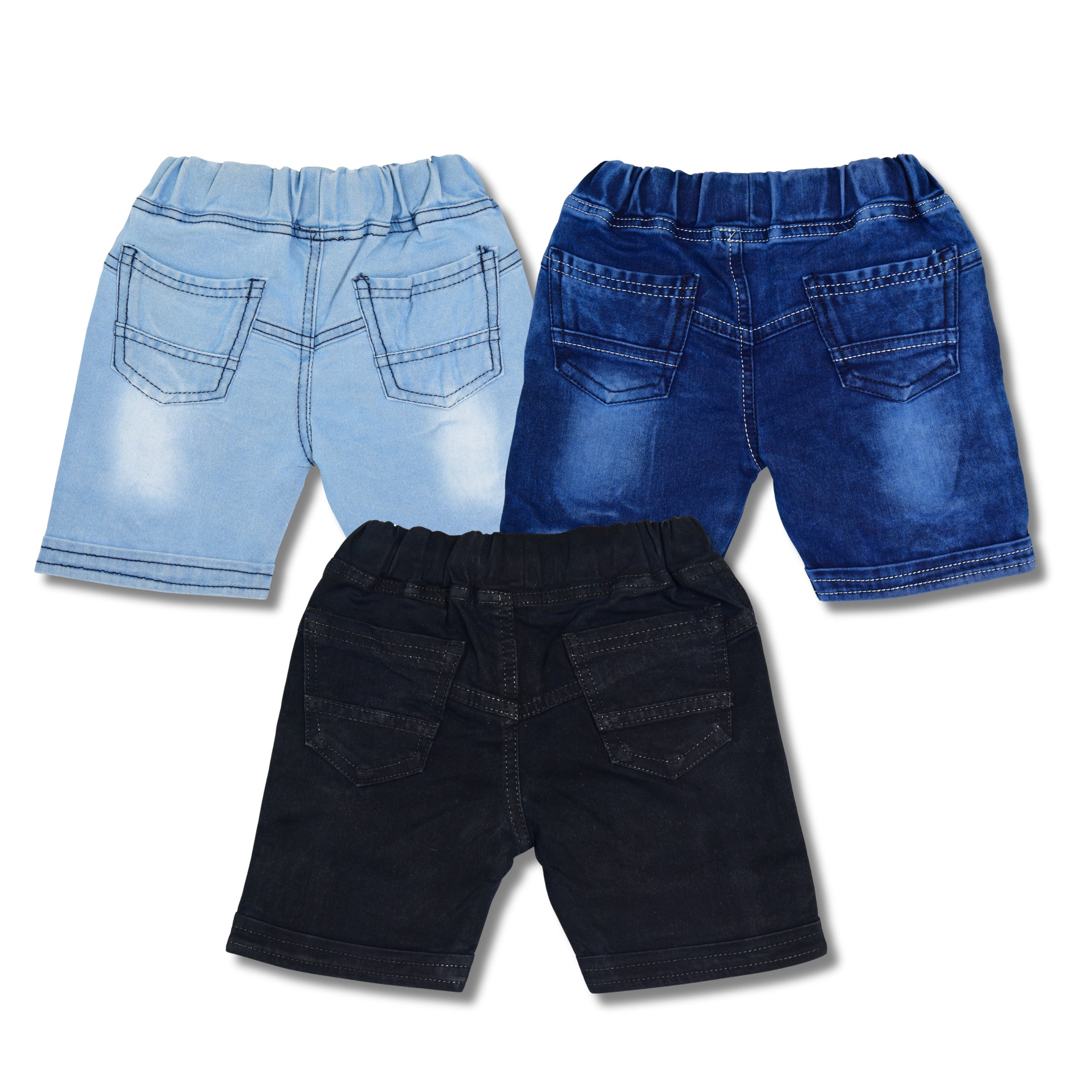 Boys Premium Denim Shorts Combo