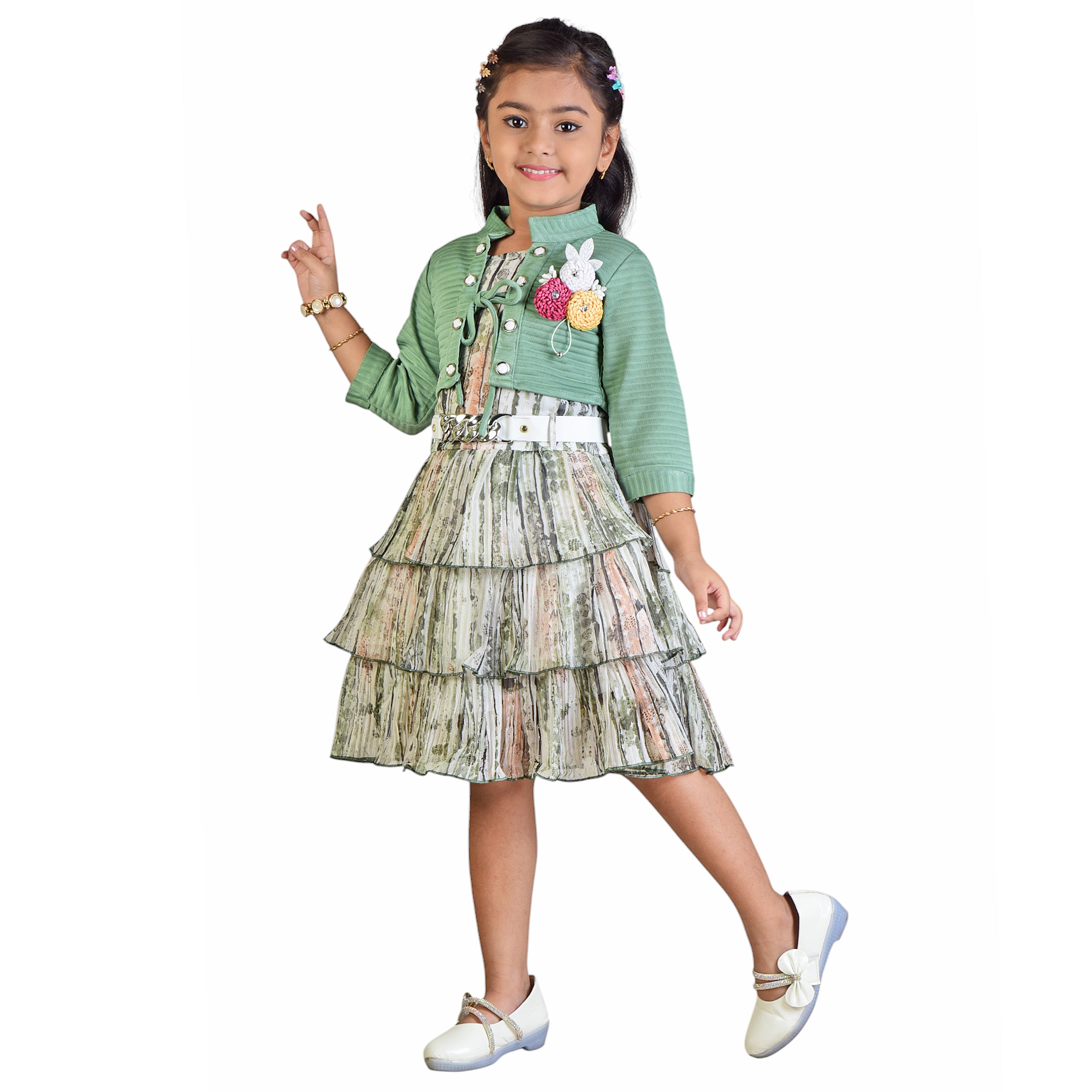 Trendy Girls' Frock
