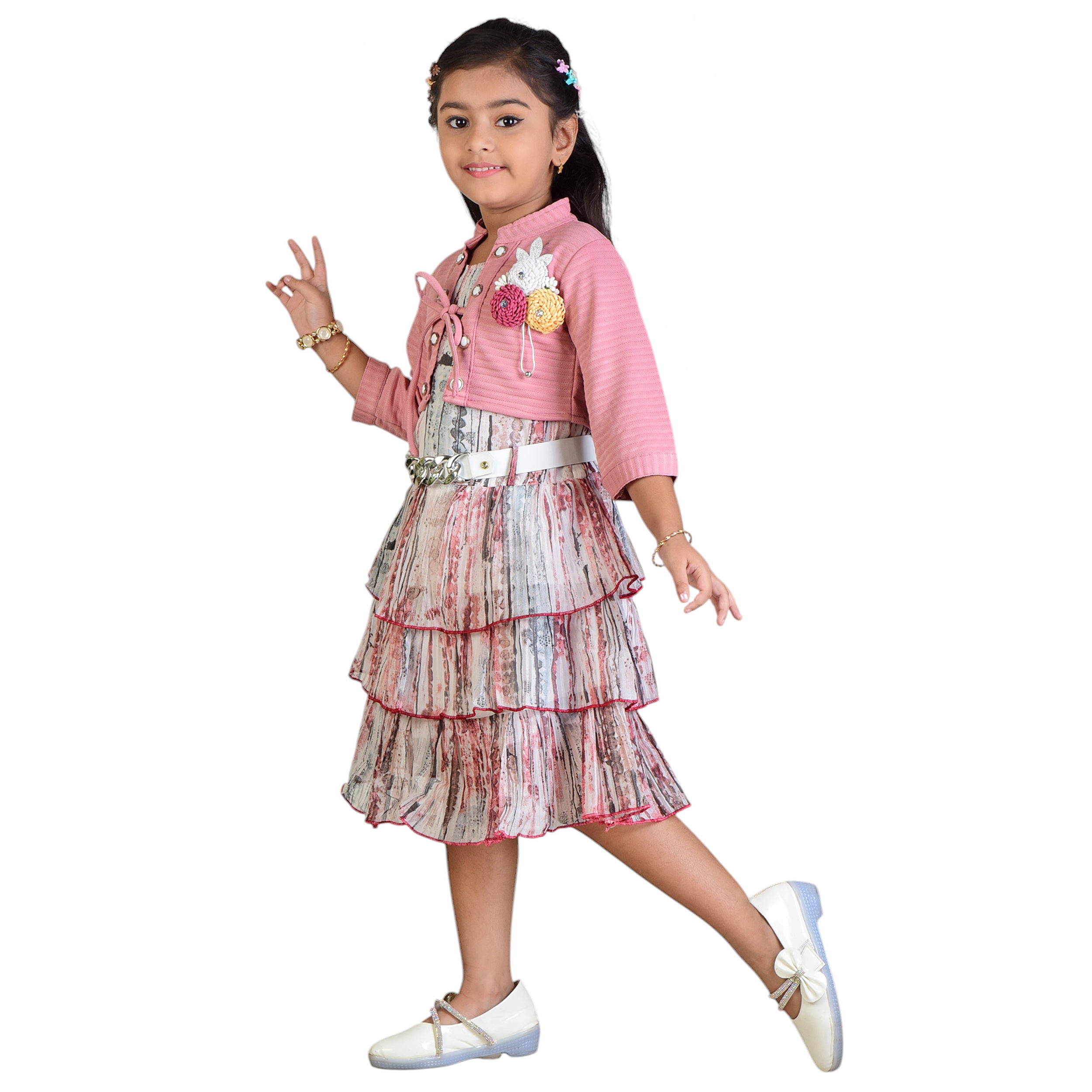 Trendy Girls' Frock