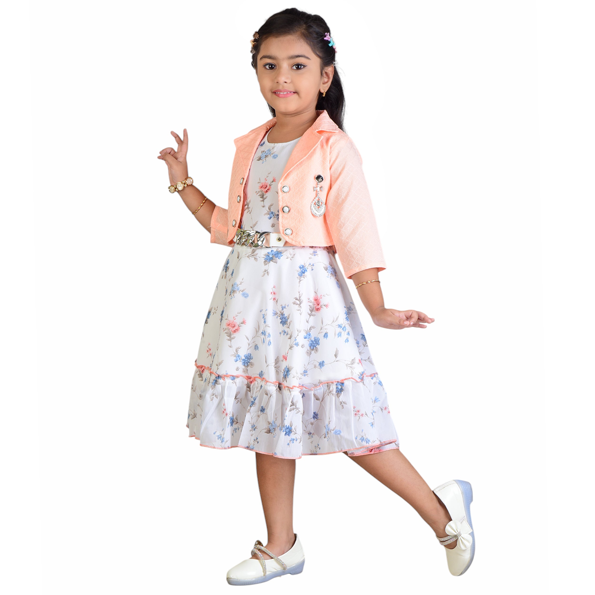 Trendy Girls' Frock