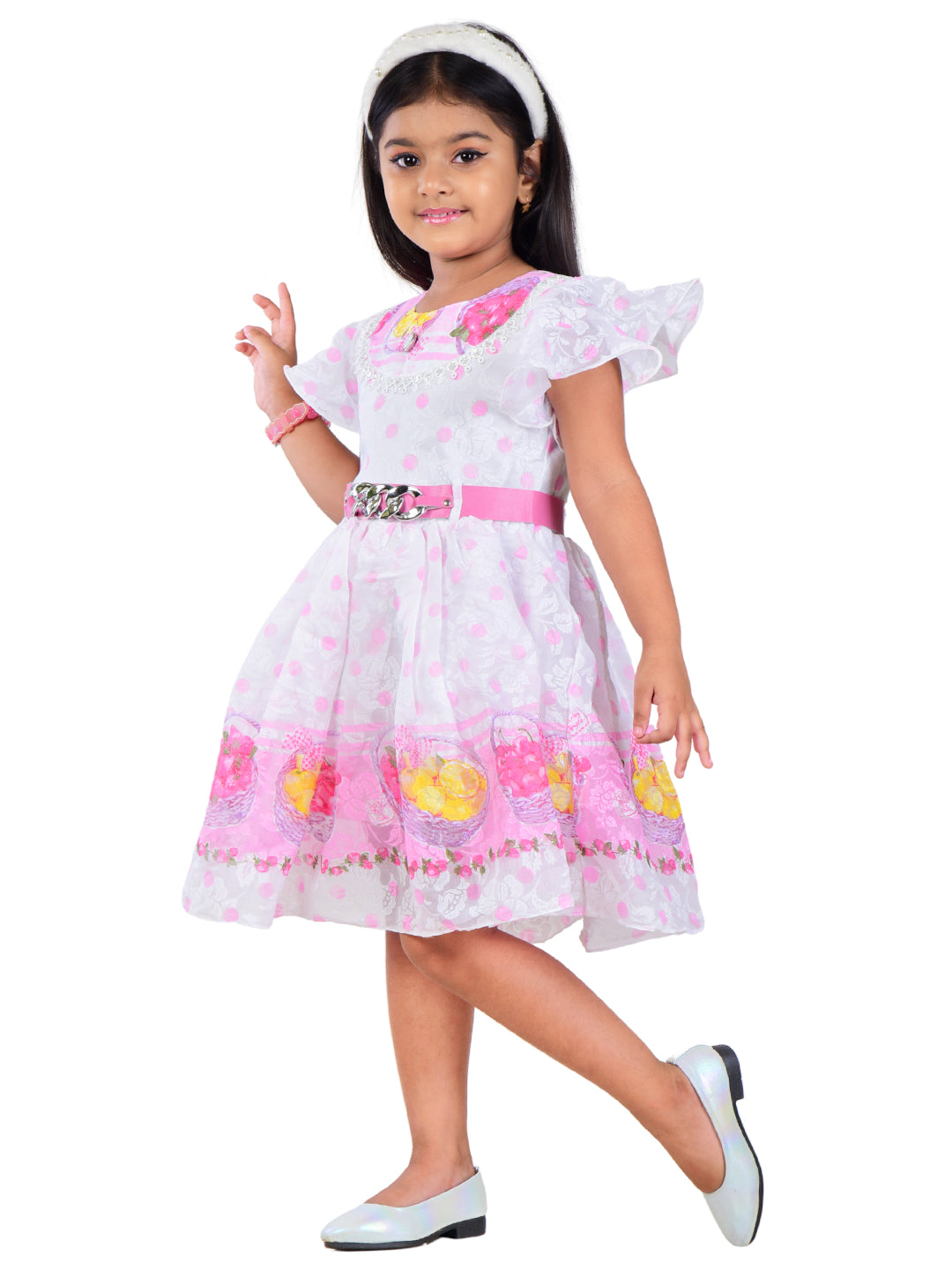 Kids Girls Polka Dot Frock