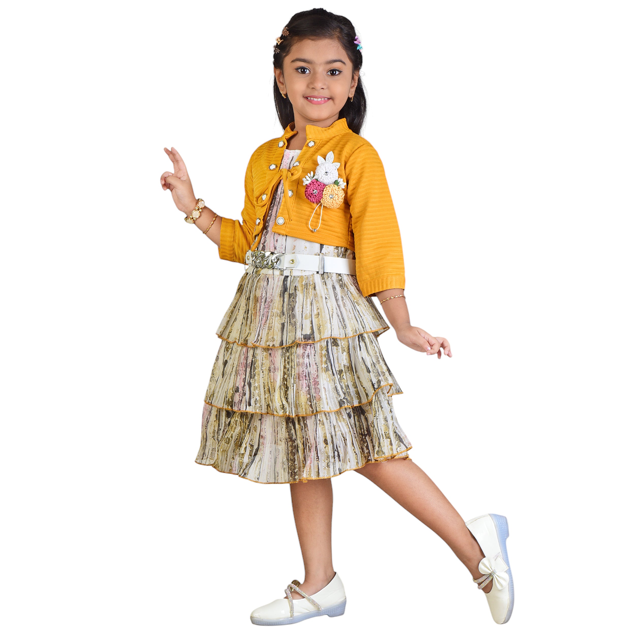 Trendy Girls' Frock