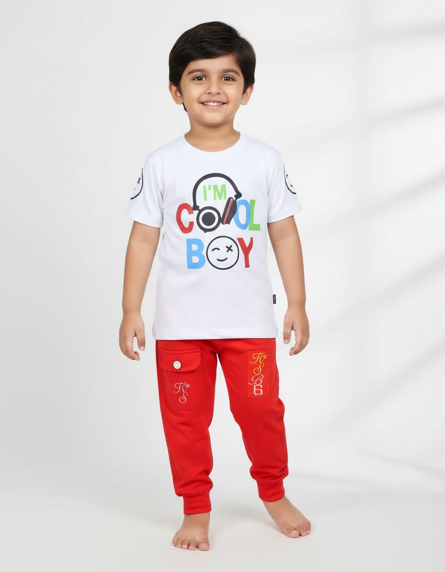Boys T-shirts & Joggers Set