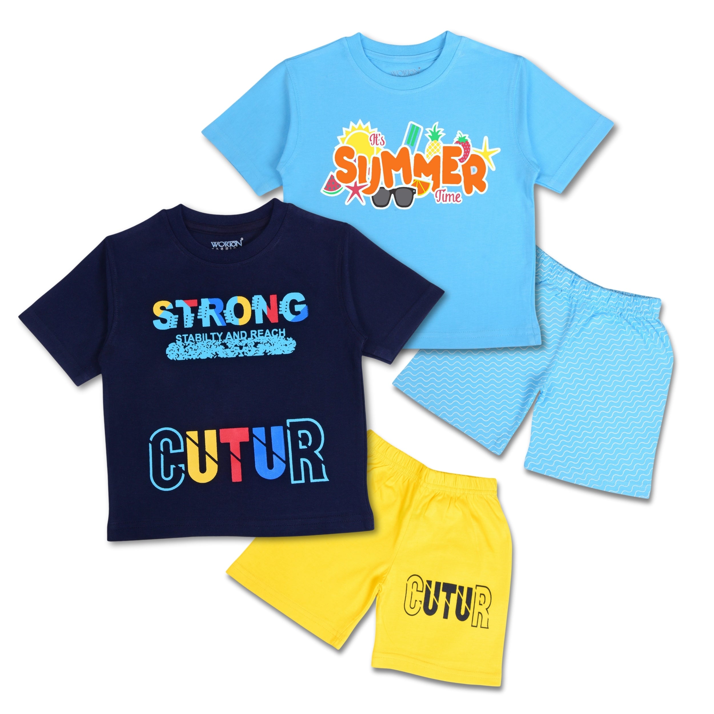 Boys Summer Clothing Set Combo