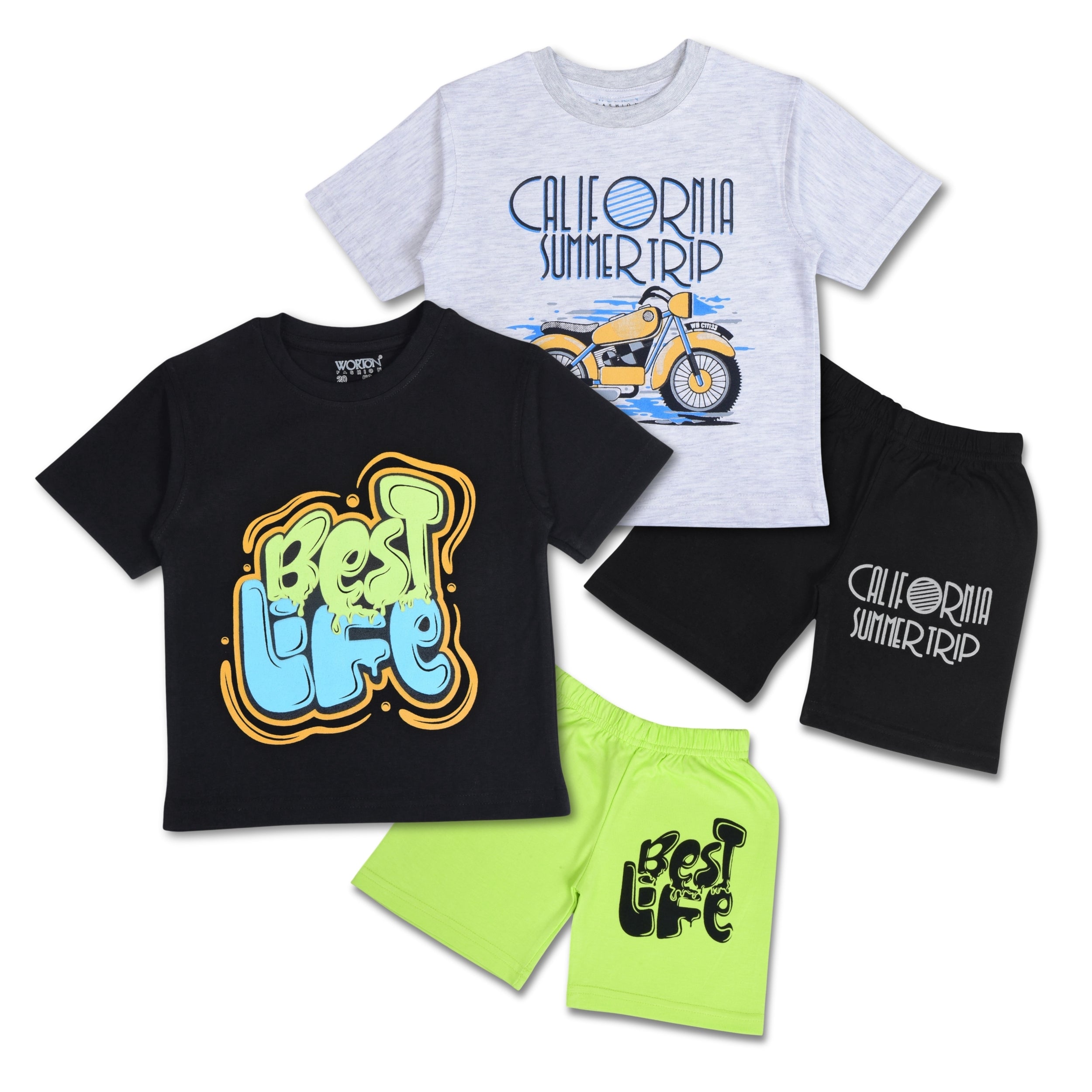 Boys Summer Clothing Set Combo