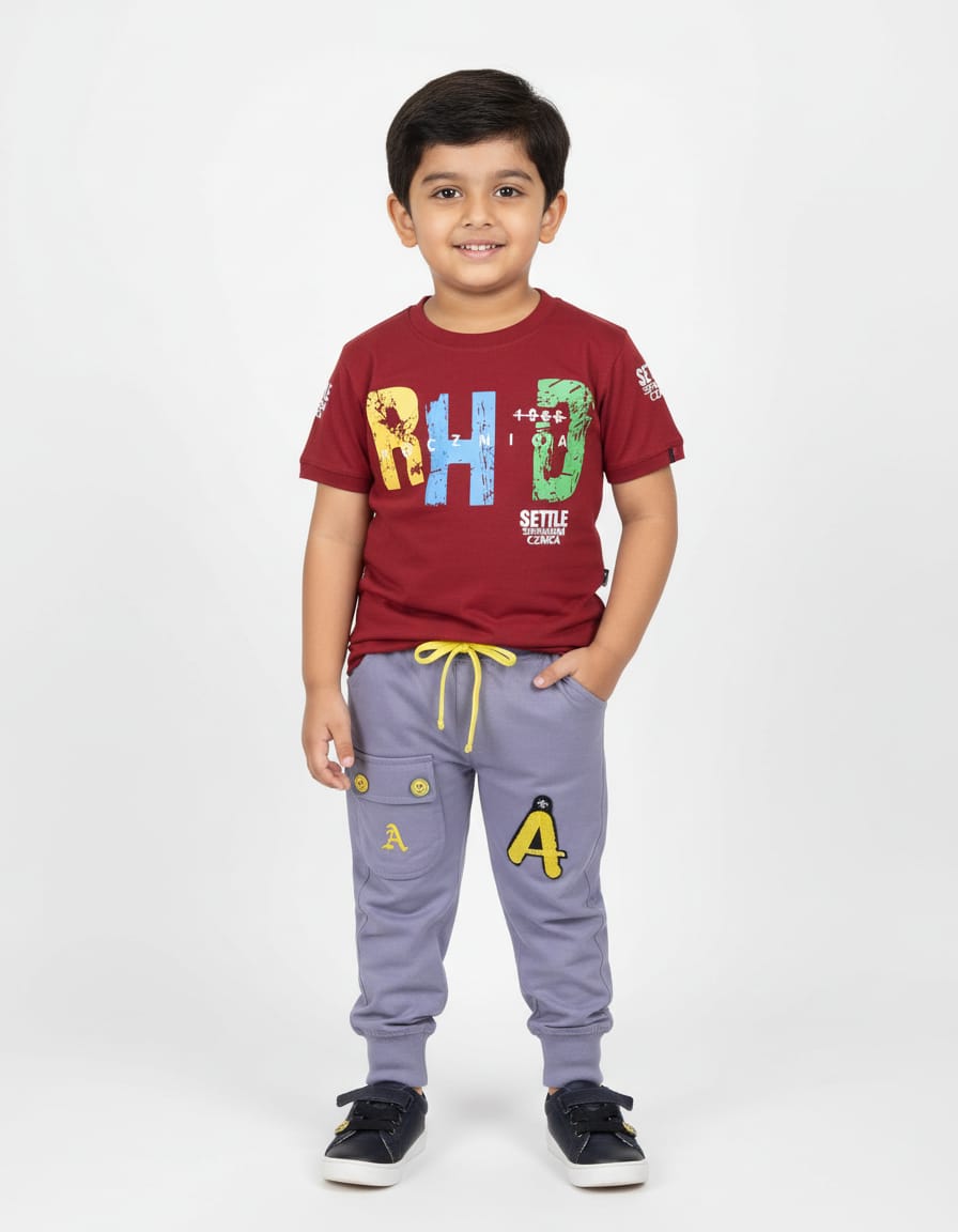 Boys T-shirts & Joggers Set