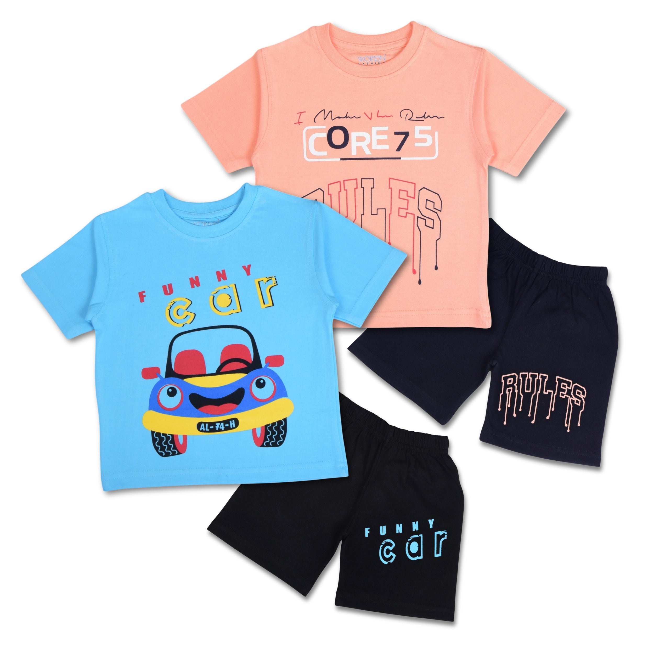 Boys Summer Clothing Set Combo