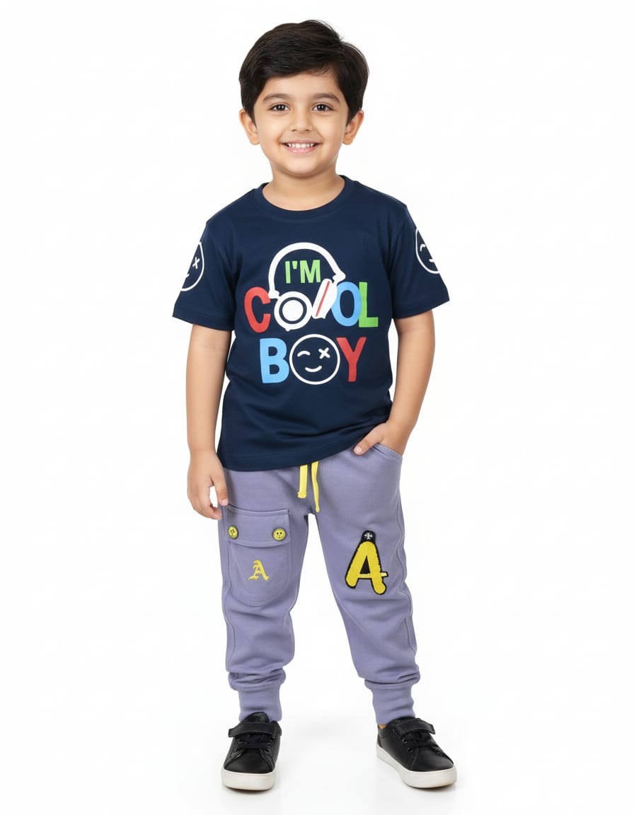 Boys T-shirts & Joggers Set