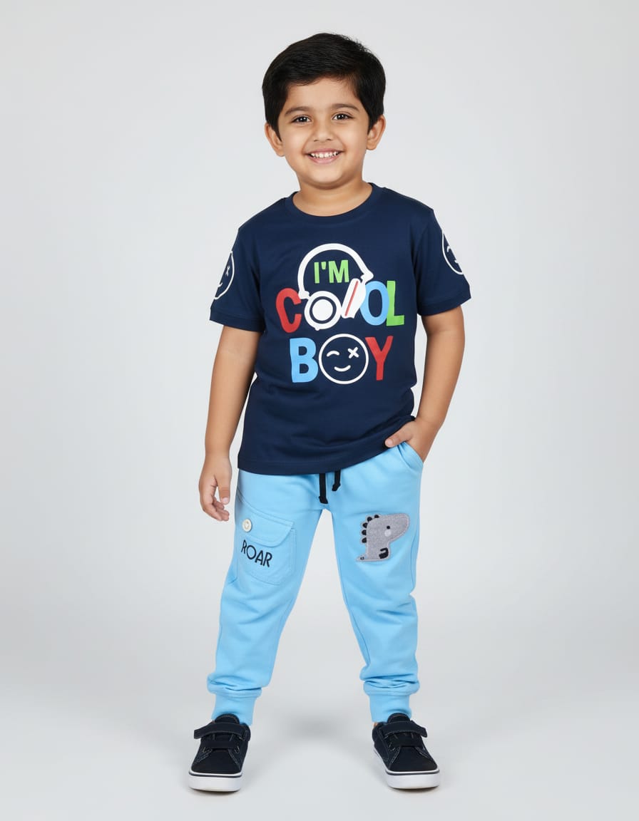 Boys T-shirts & Joggers Set