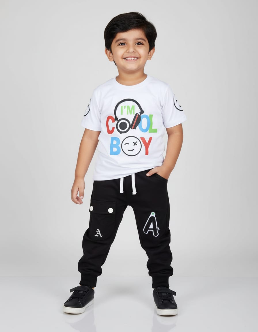 Boys T-shirts & Joggers Set