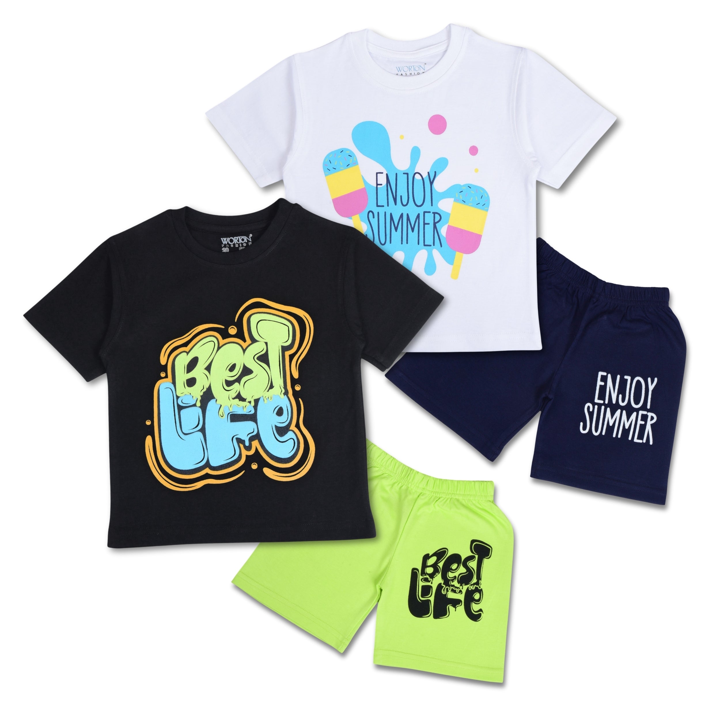 Boys Summer Clothing Set Combo