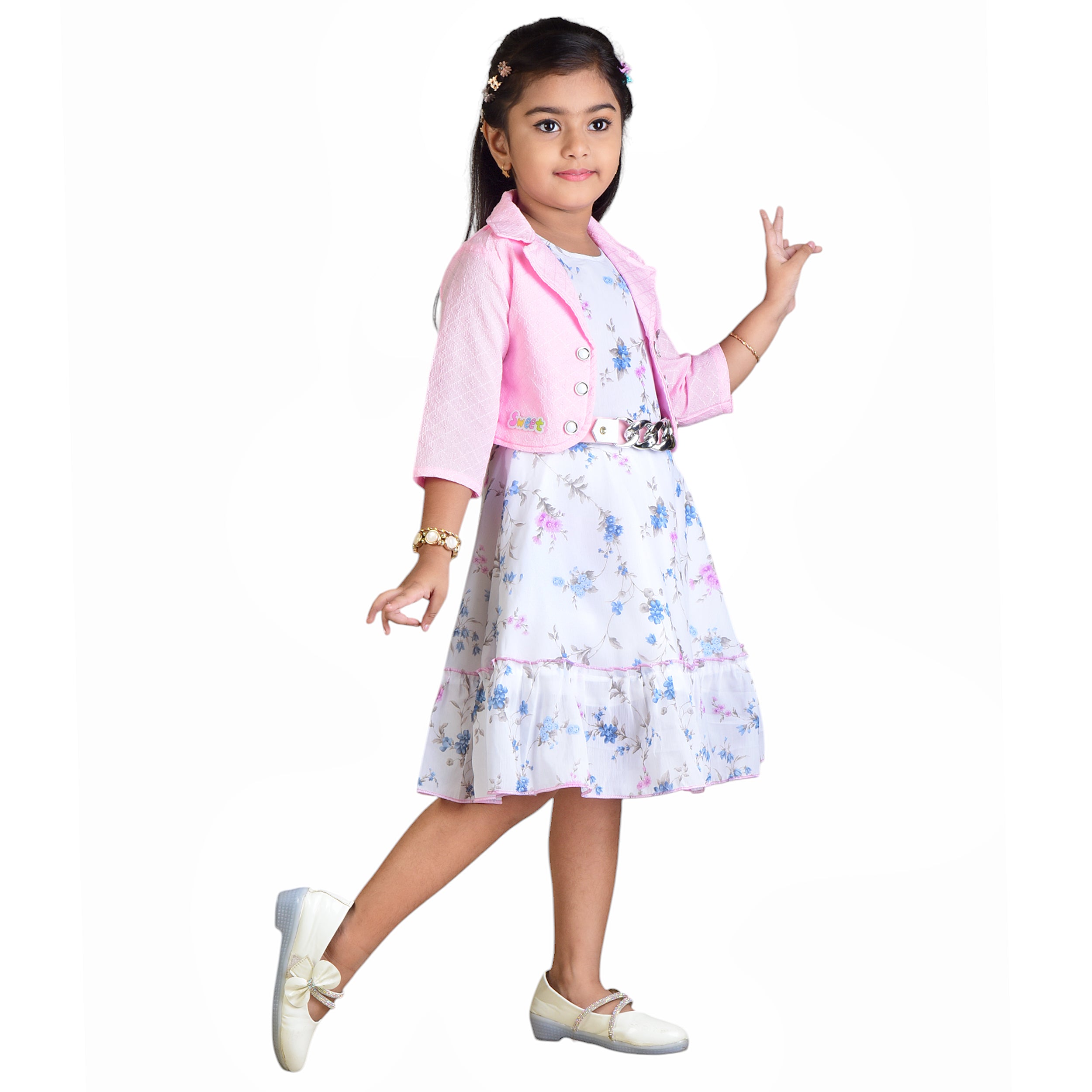 Trendy Girls' Frock