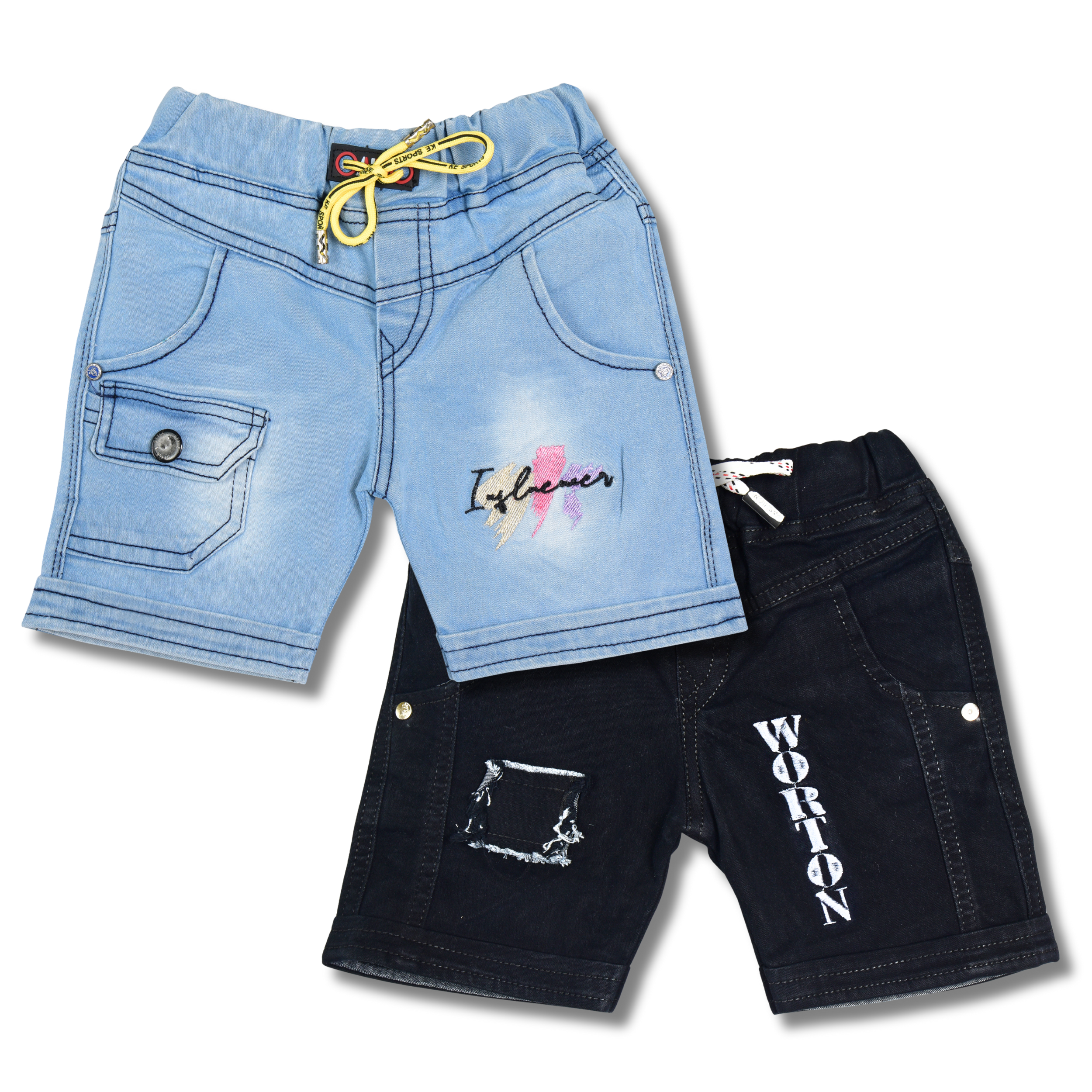 Boys Premium Denim Shorts Combo