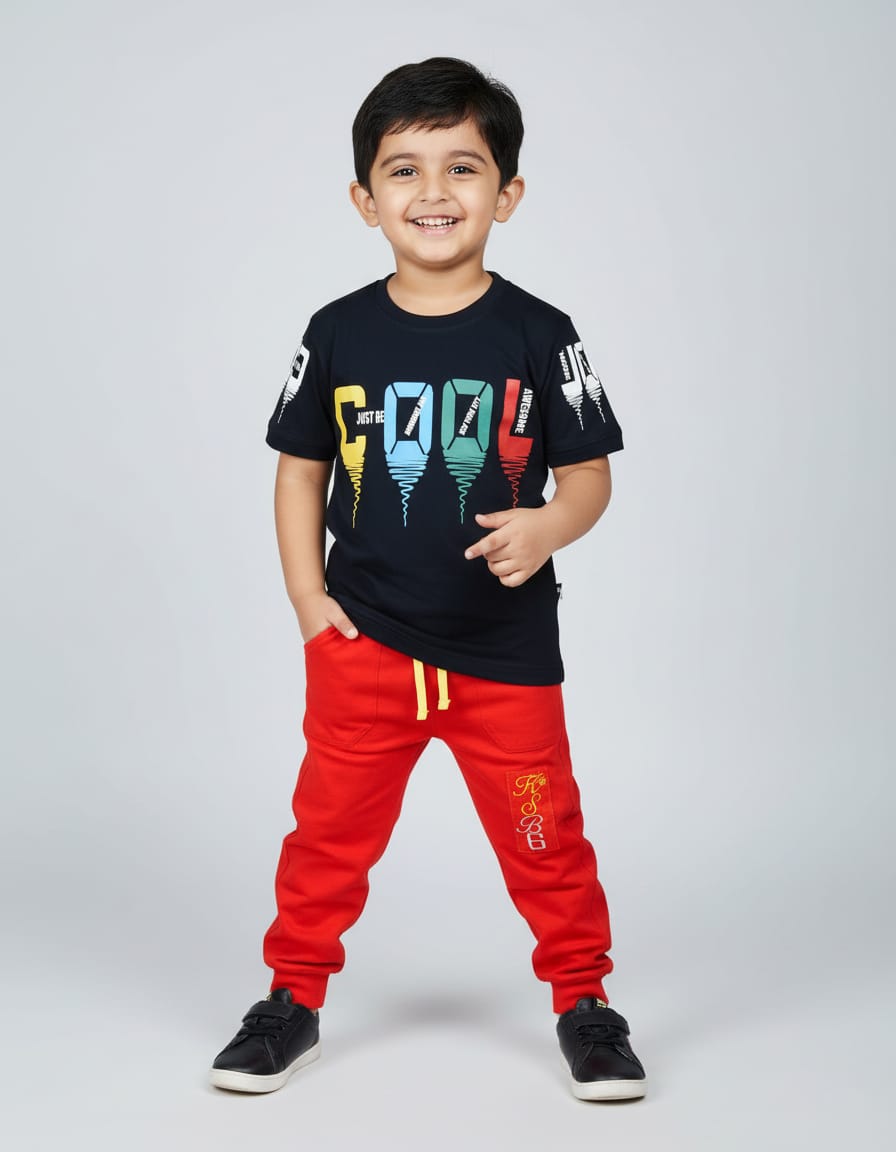 Boys T-shirts & Joggers Set