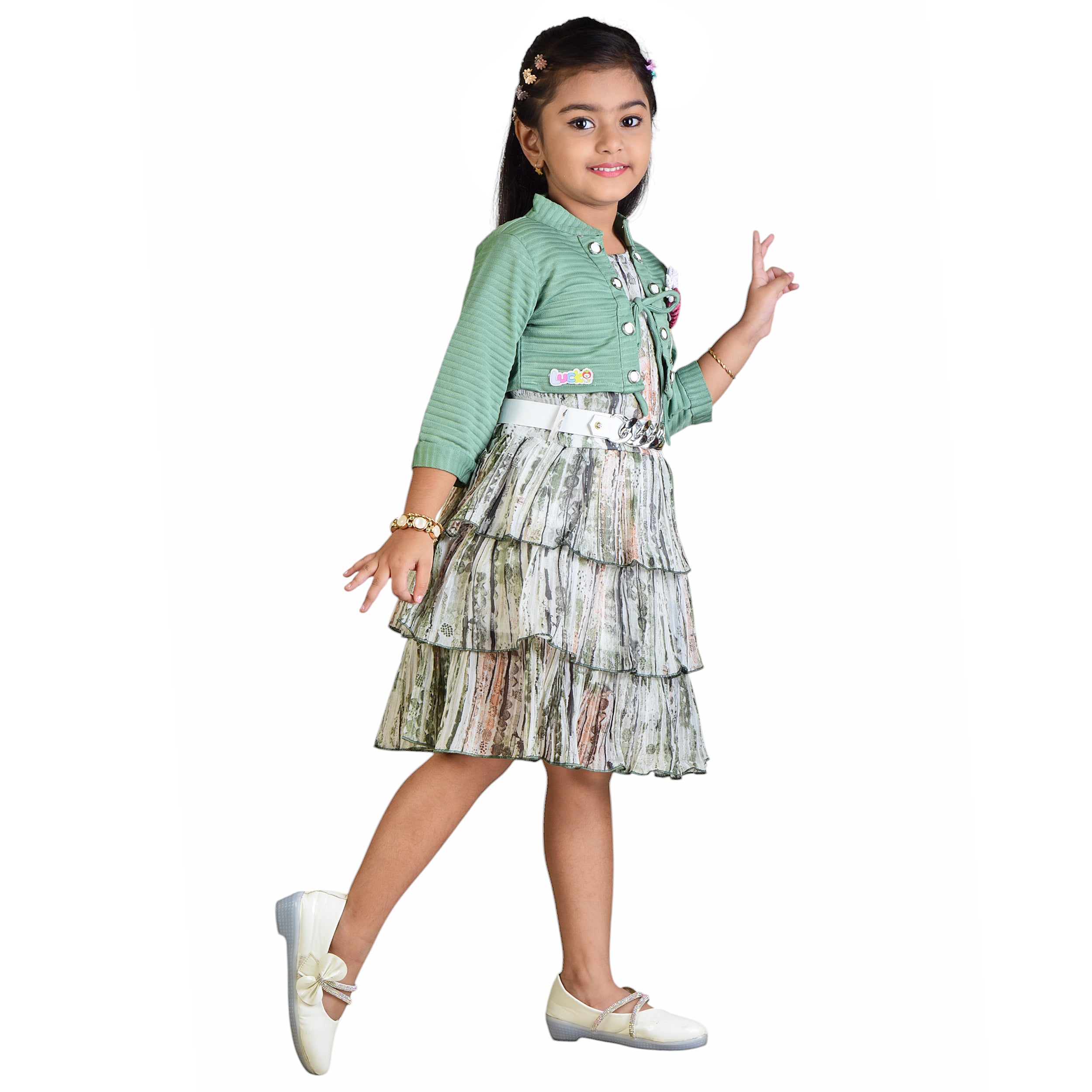 Trendy Girls' Frock
