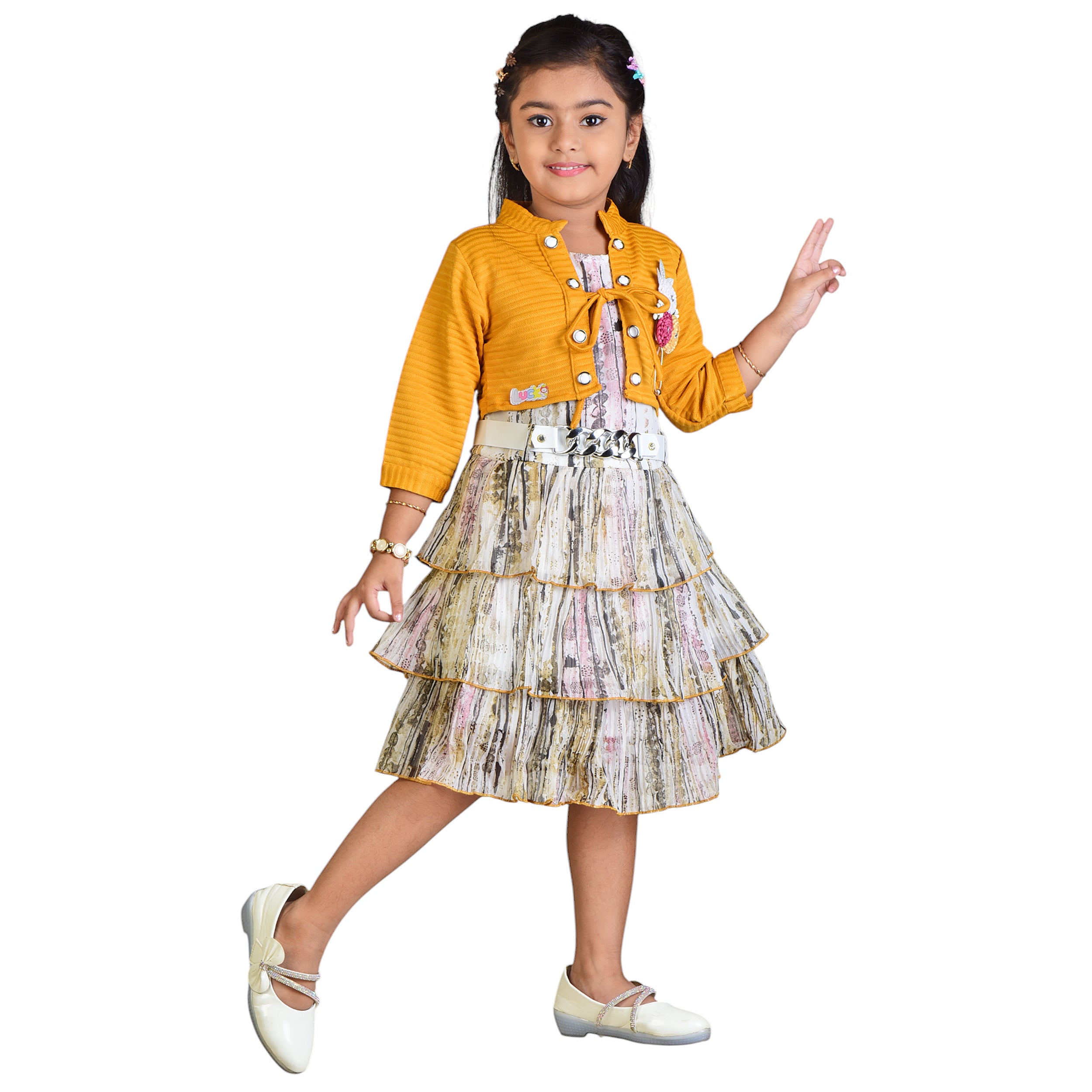 Trendy Girls' Frock
