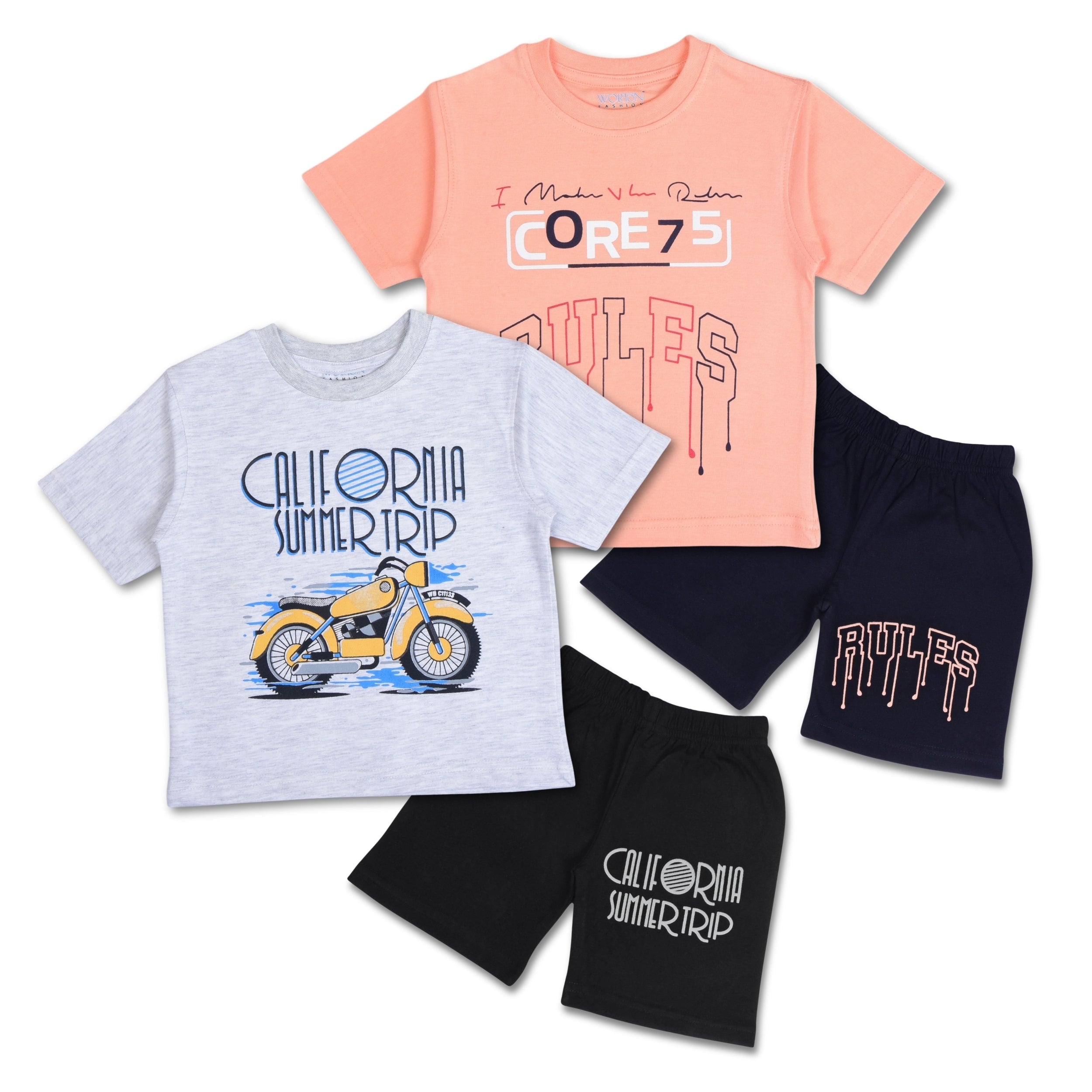Boys Summer Clothing Set Combo