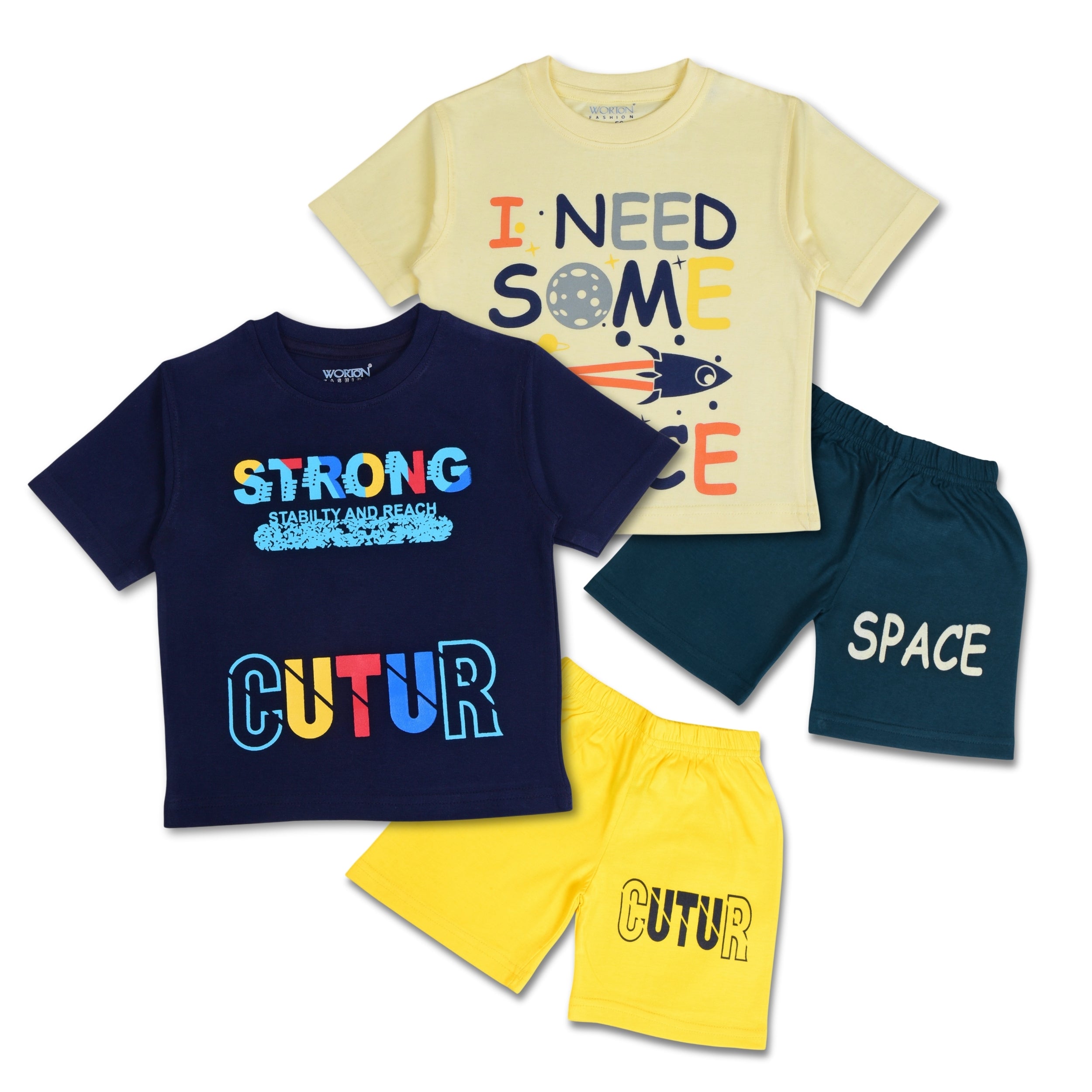 Boys Summer Clothing Set Combo
