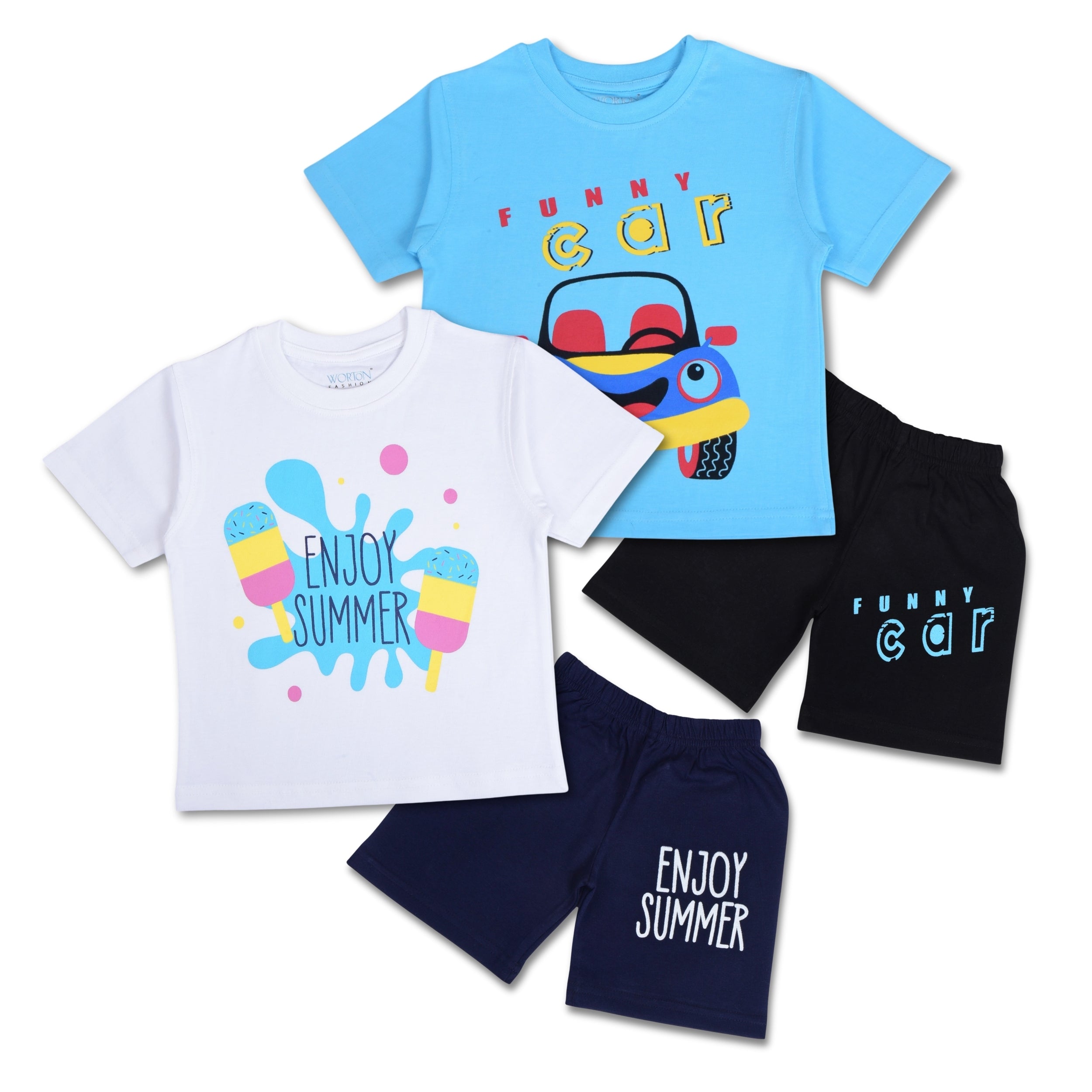 Boys Summer Clothing Set Combo