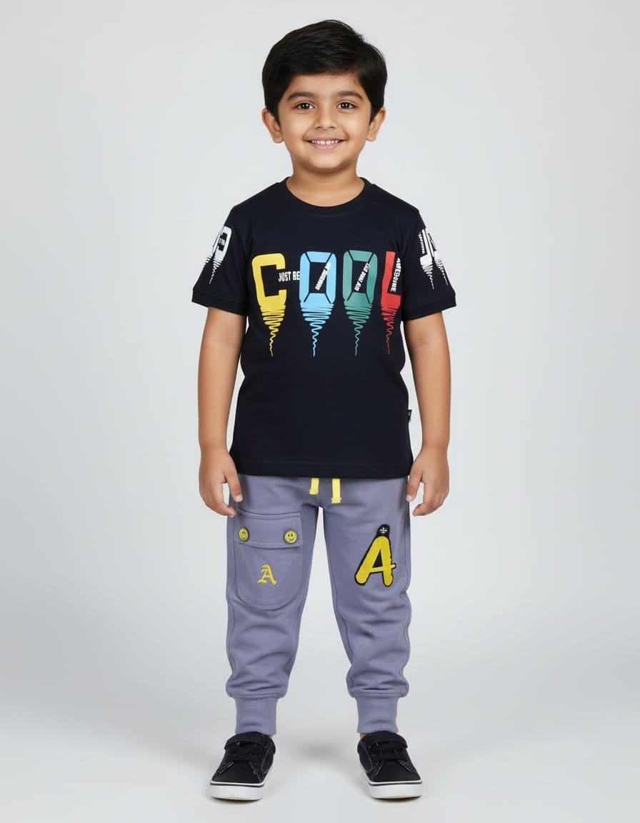 Boys T-shirts & Joggers Set