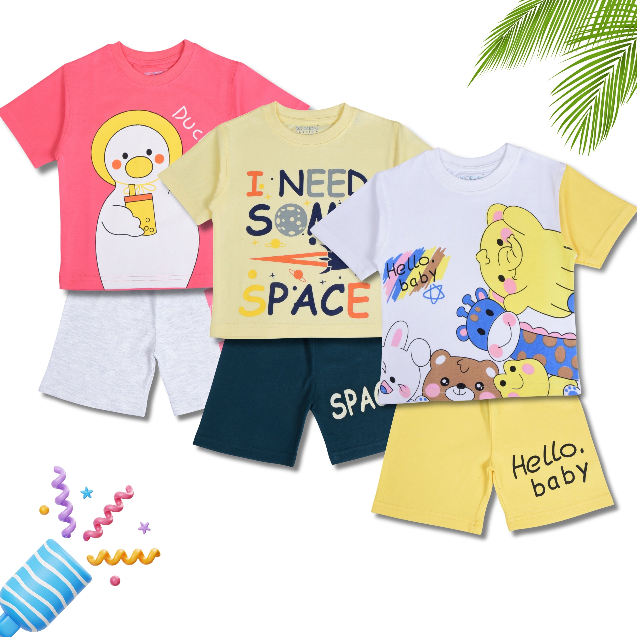 Boys Summer Clothing Set Combo