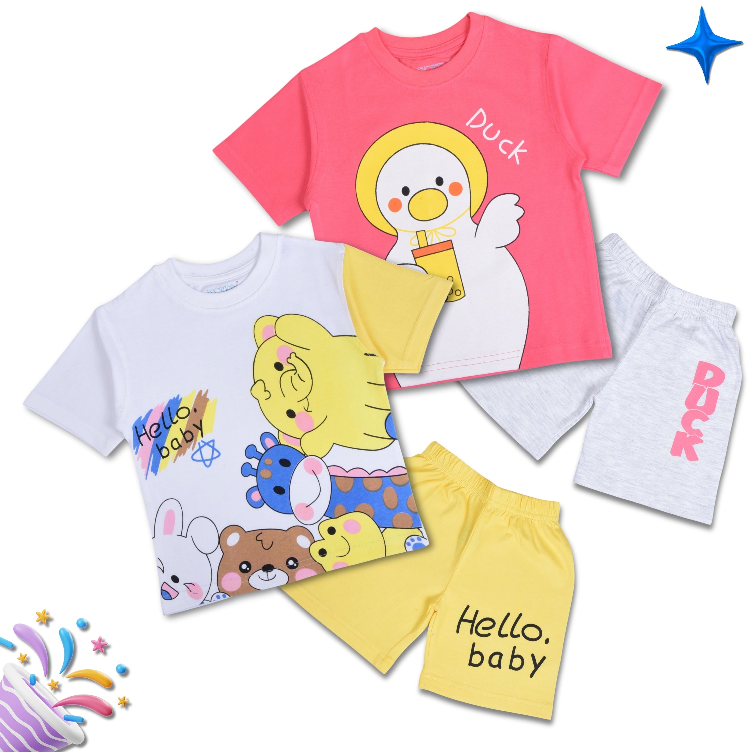 Boys Summer Clothing Set Combo