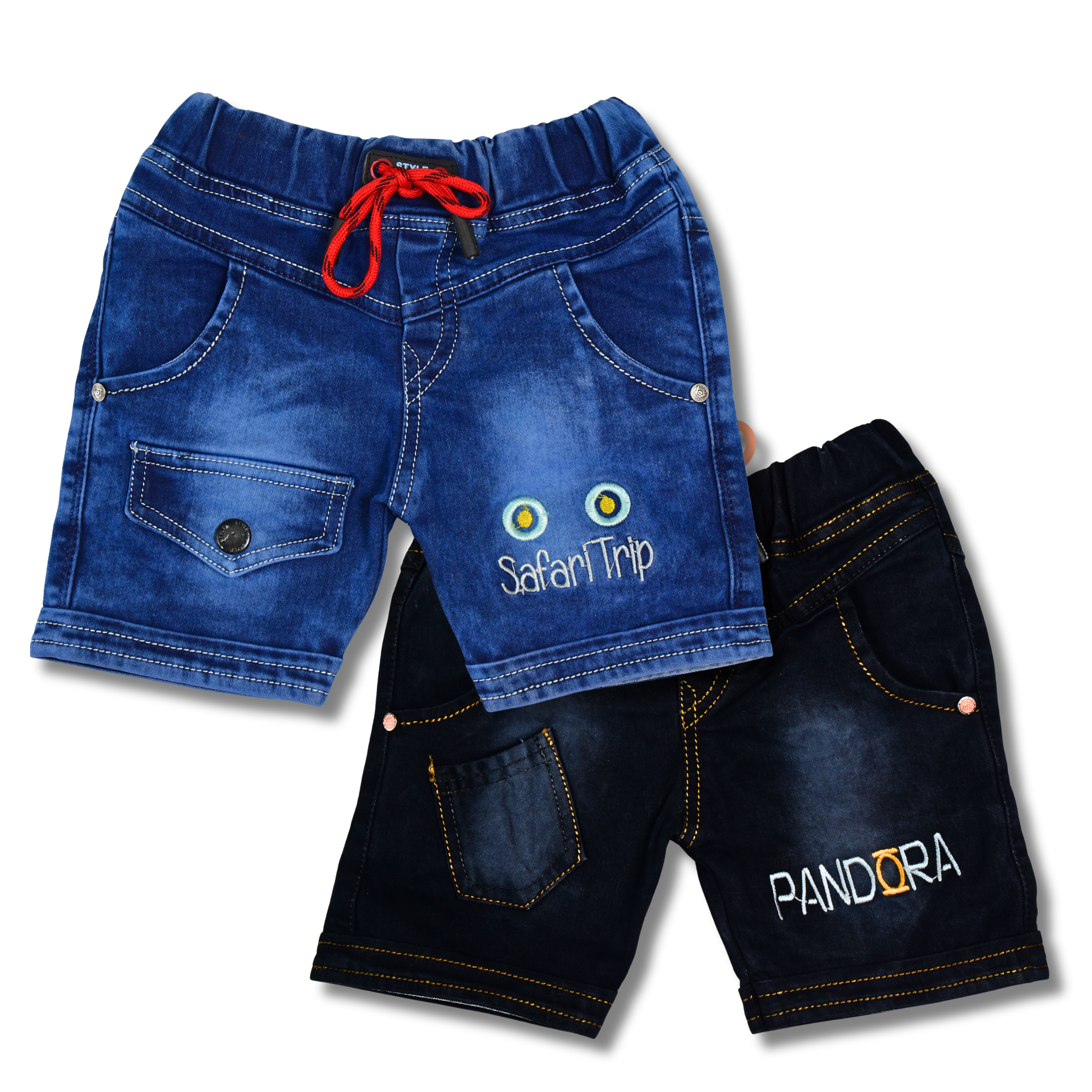 Boys Premium Denim Shorts Combo