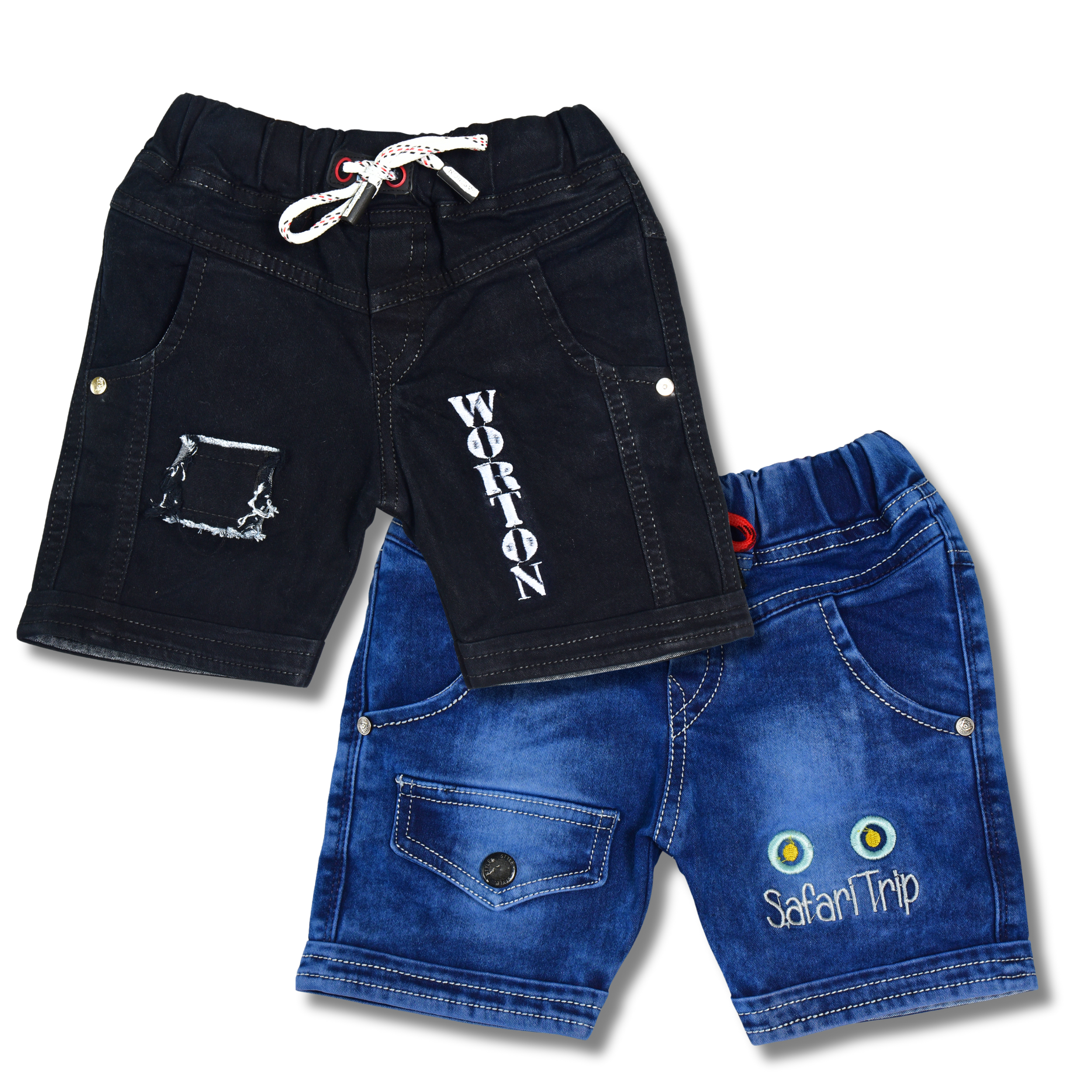 Boys Premium Denim Shorts Combo