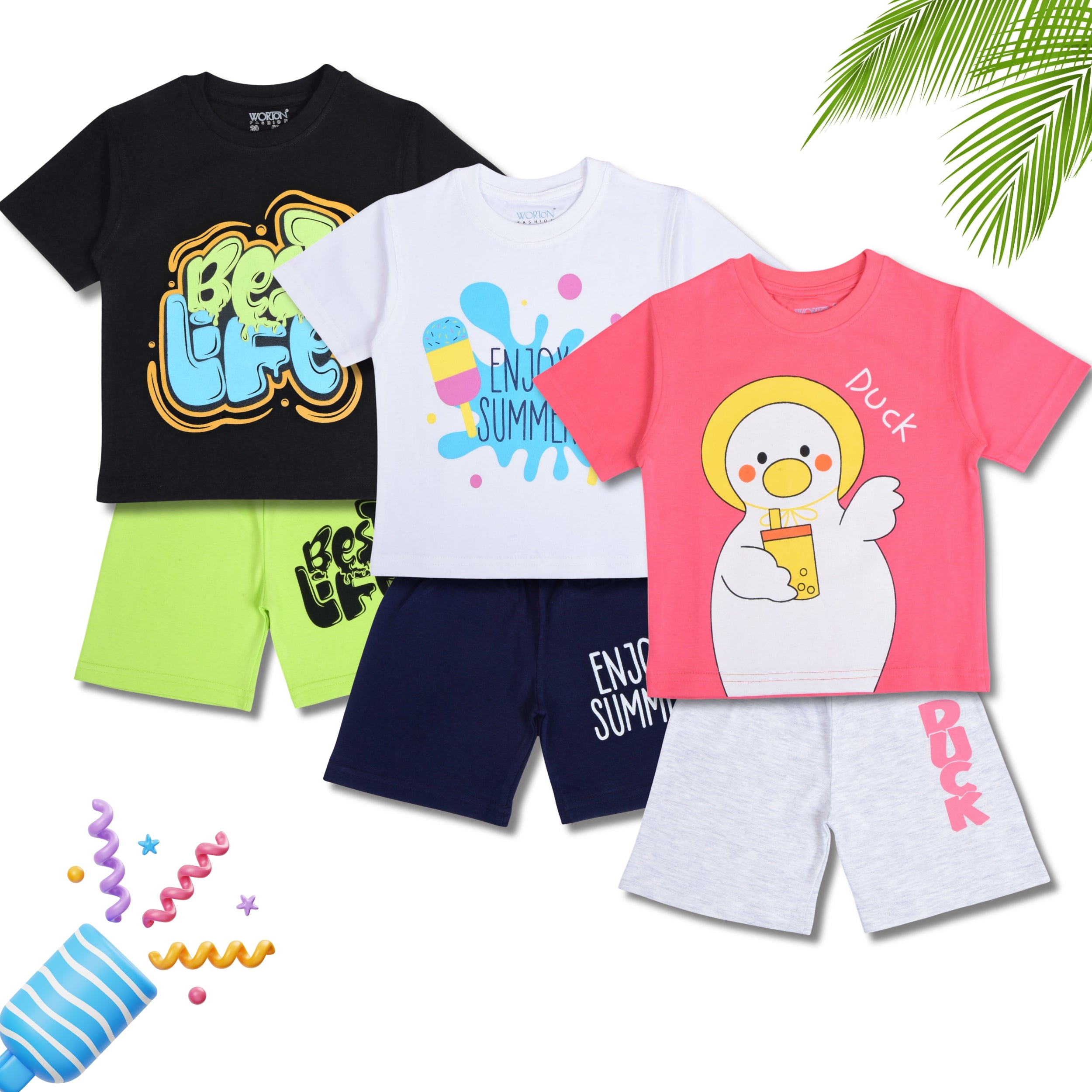 Boys Summer Clothing Set Combo