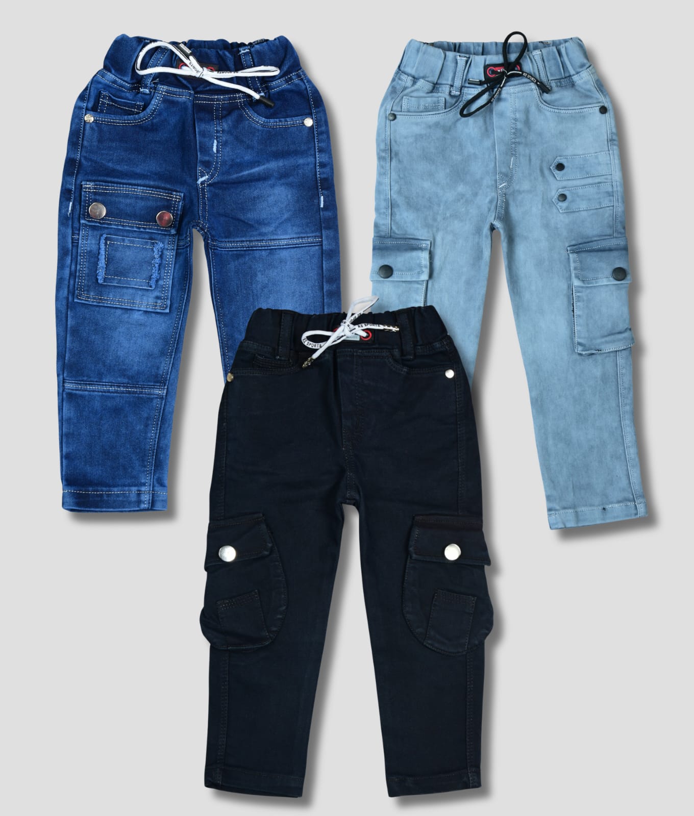 Kids Full Denim Jeans Combo