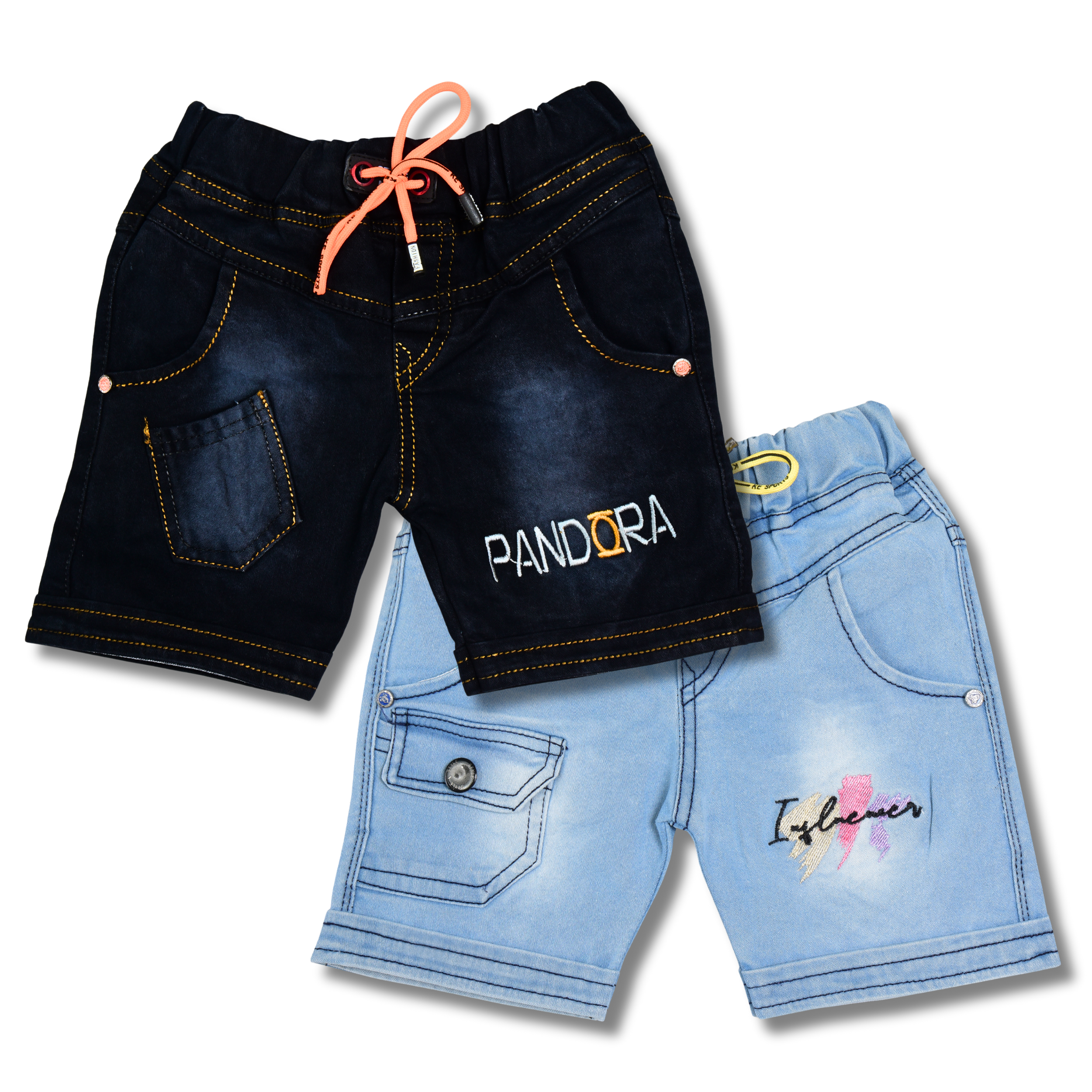 Boys Premium Denim Shorts Combo